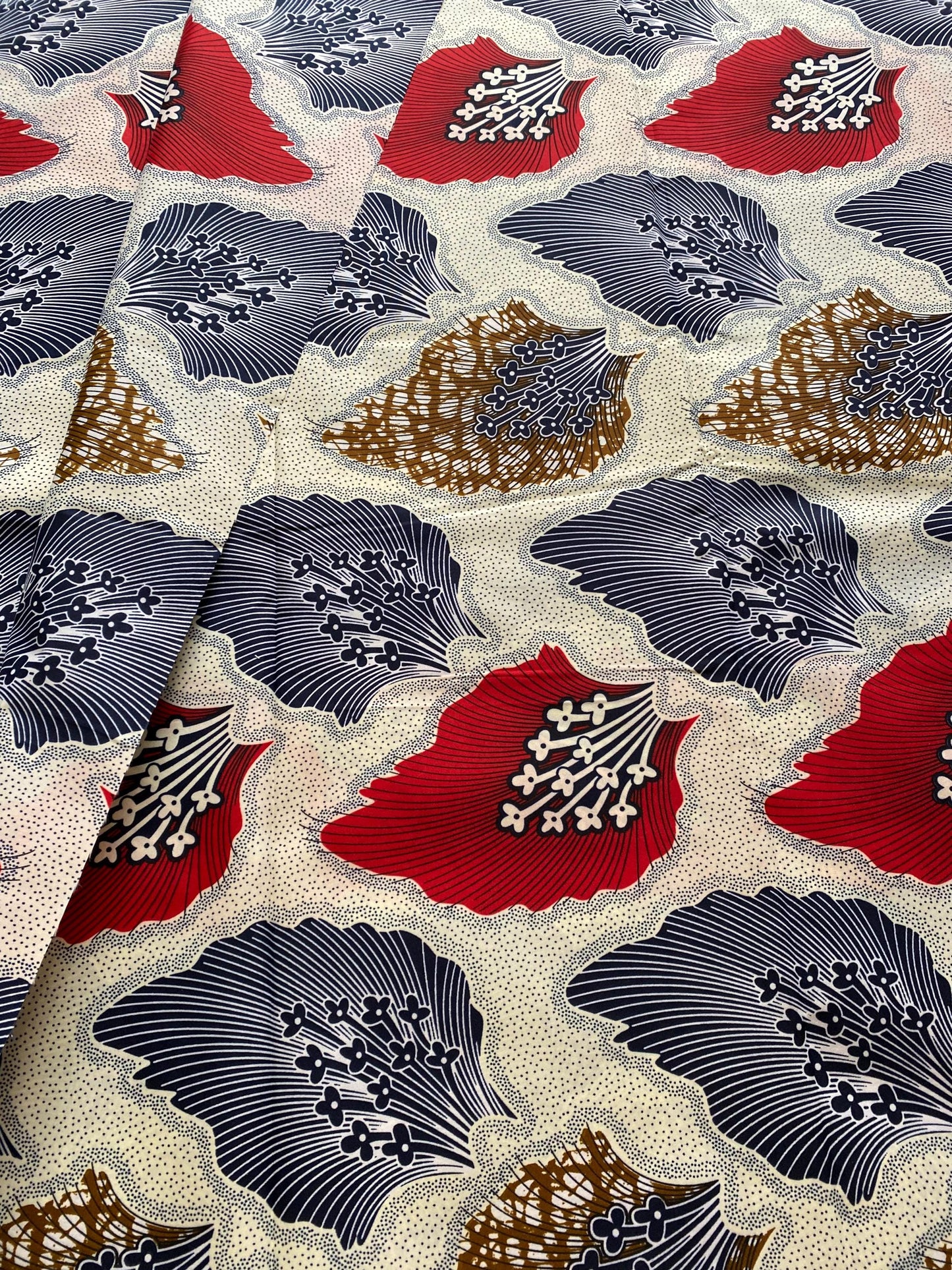 Polycotton African Fabric 6 Yards Soft Ankara Wax Print Material