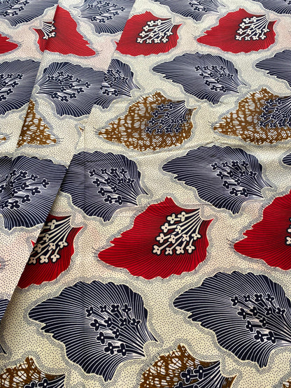 Polycotton African Fabric 6 Yards Soft Ankara Wax Print Material