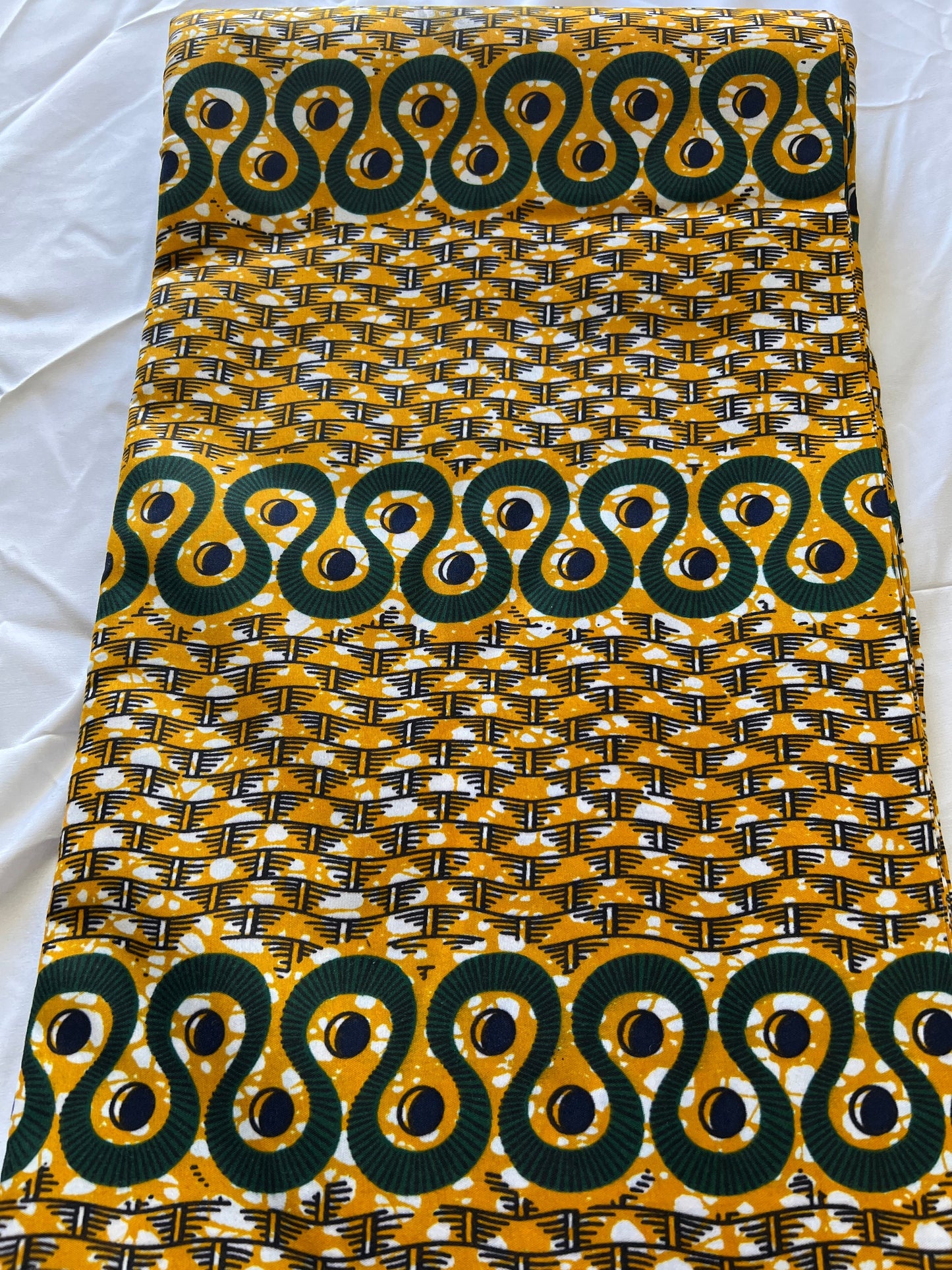 Polycotton African Fabric 6 Yards Soft Ankara Wax Print Material