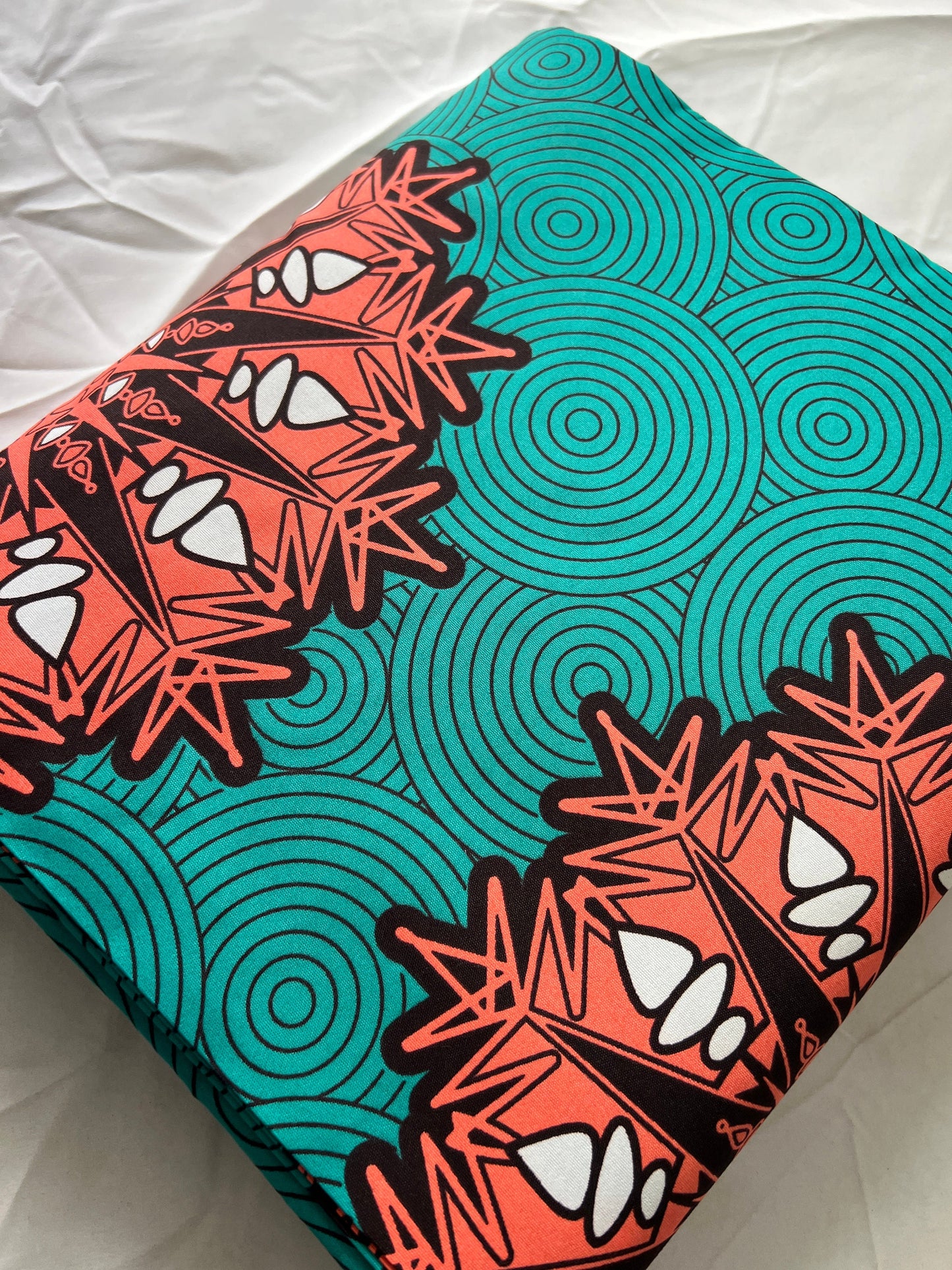 Polycotton African Fabric 6 Yards Soft Ankara Wax Print Material