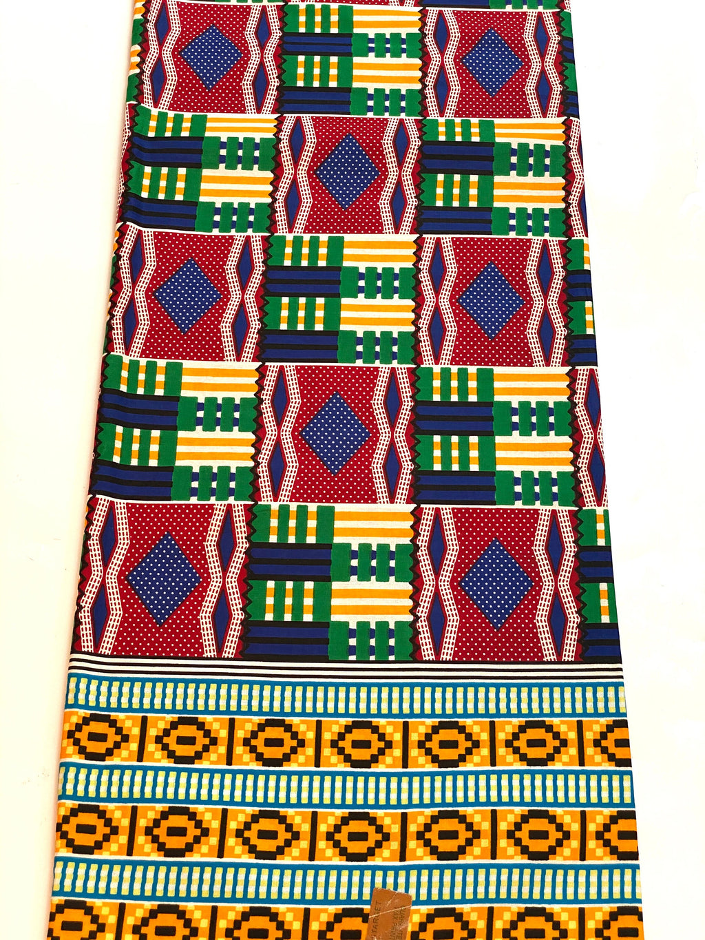 Genuine Kente top supreme wax African fabric.
