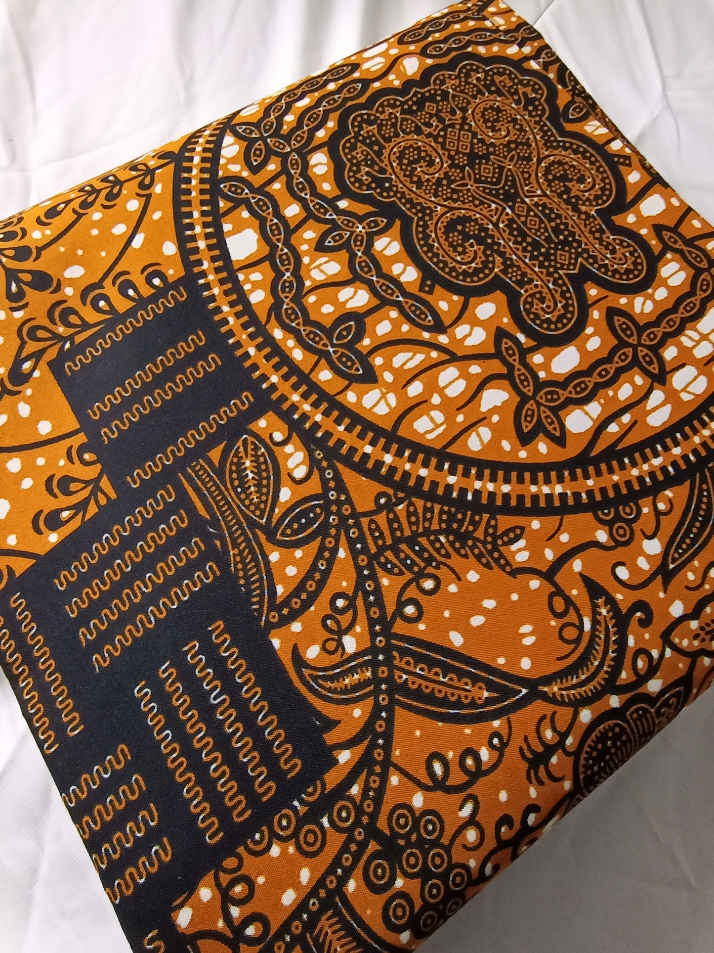 Polycotton African Fabric 6 Yards Soft Ankara Wax Print Material