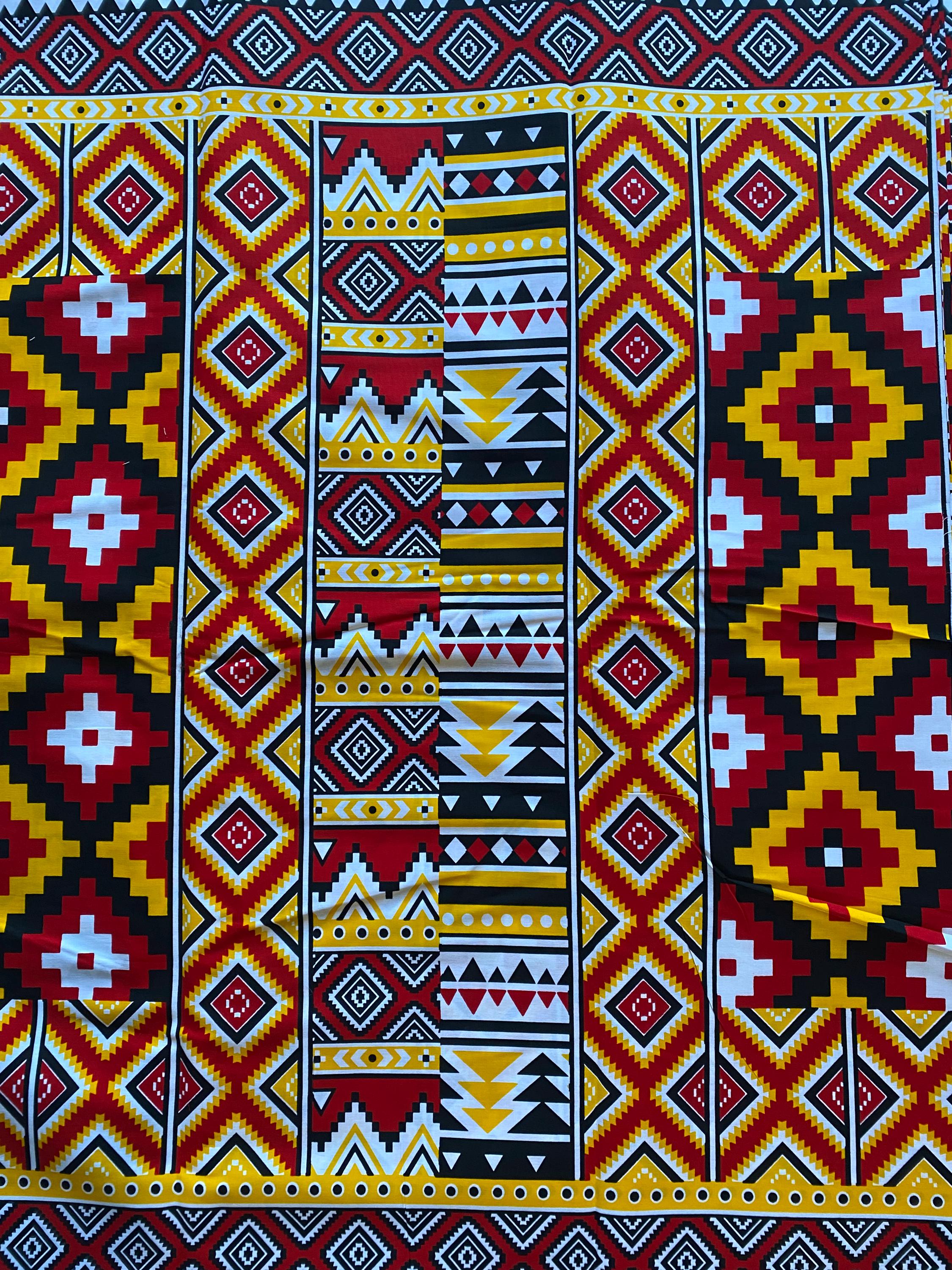 Kente Fabric 6 Yards African Kente Cloth