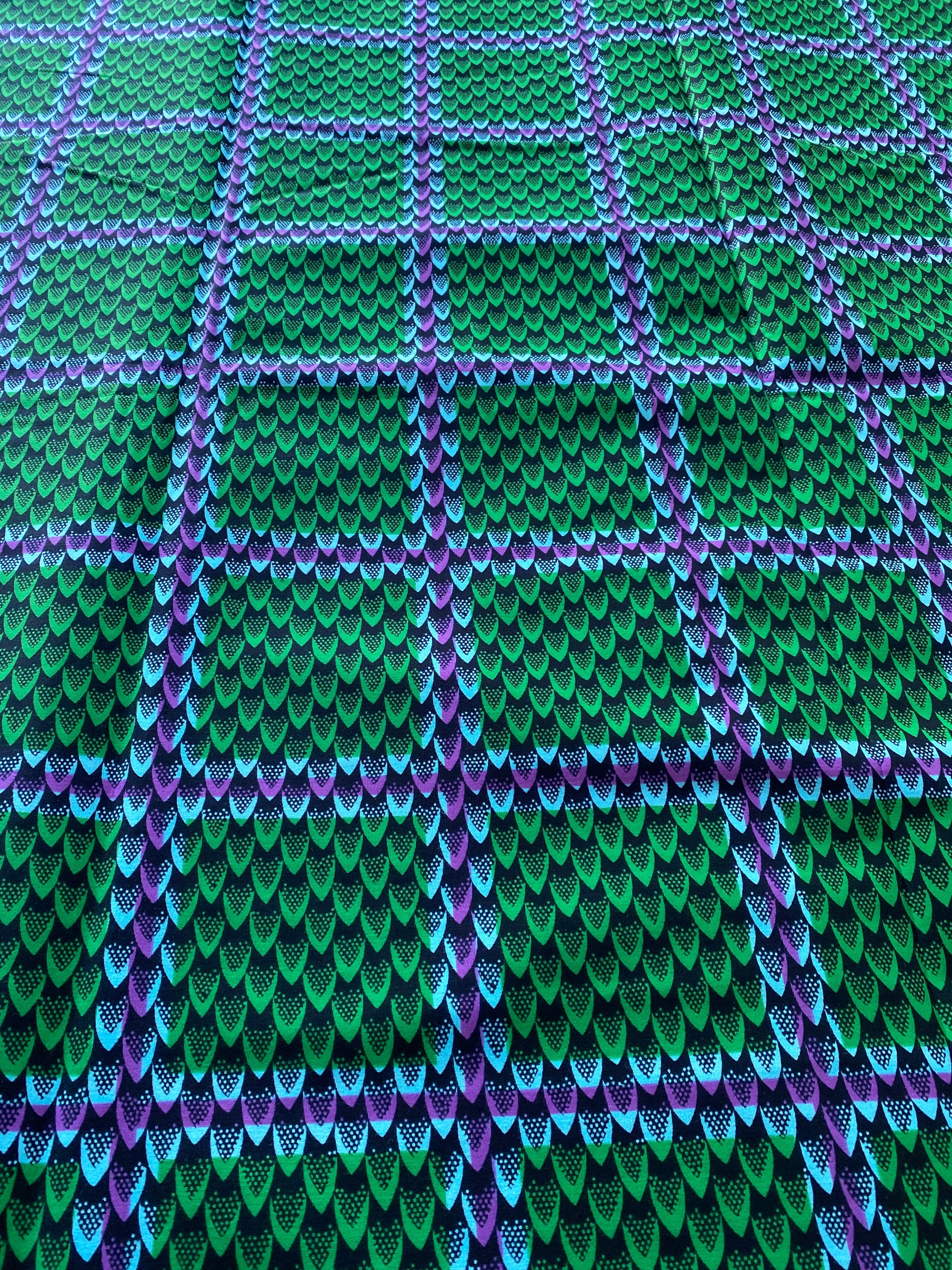 6 Yards 100% Cotton Ankara Wax Print Fabric African Print for Dressmaking, Quilting & Home Décor