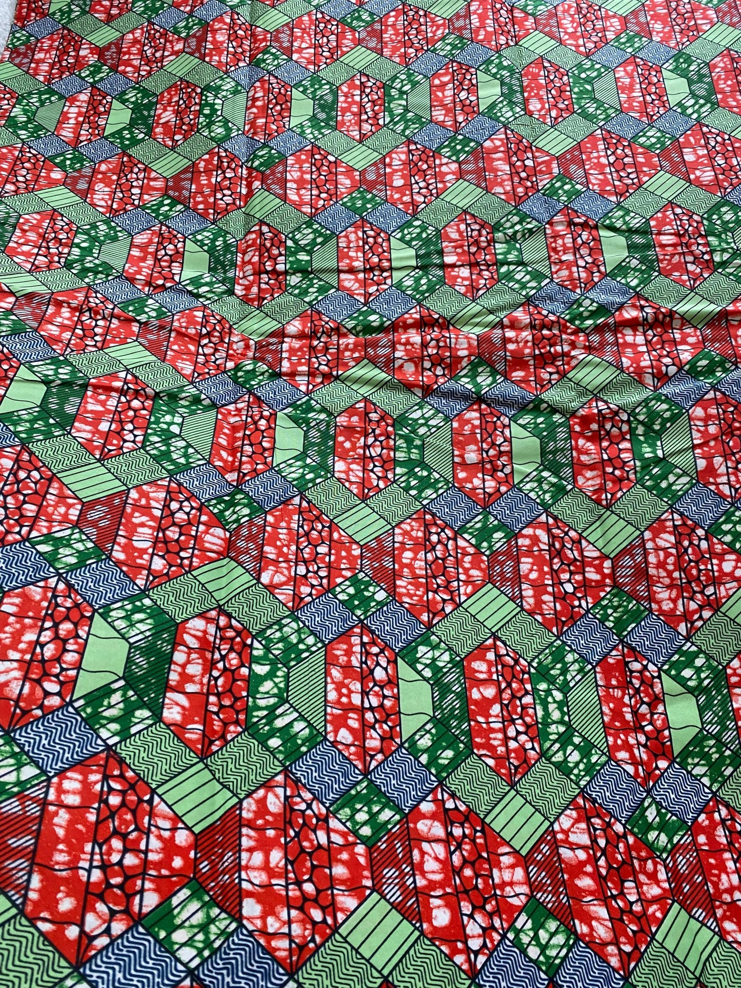 Polycotton African Fabric 6 Yards Soft Ankara Wax Print Material