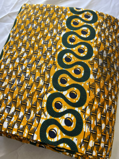 Polycotton African Fabric 6 Yards Soft Ankara Wax Print Material