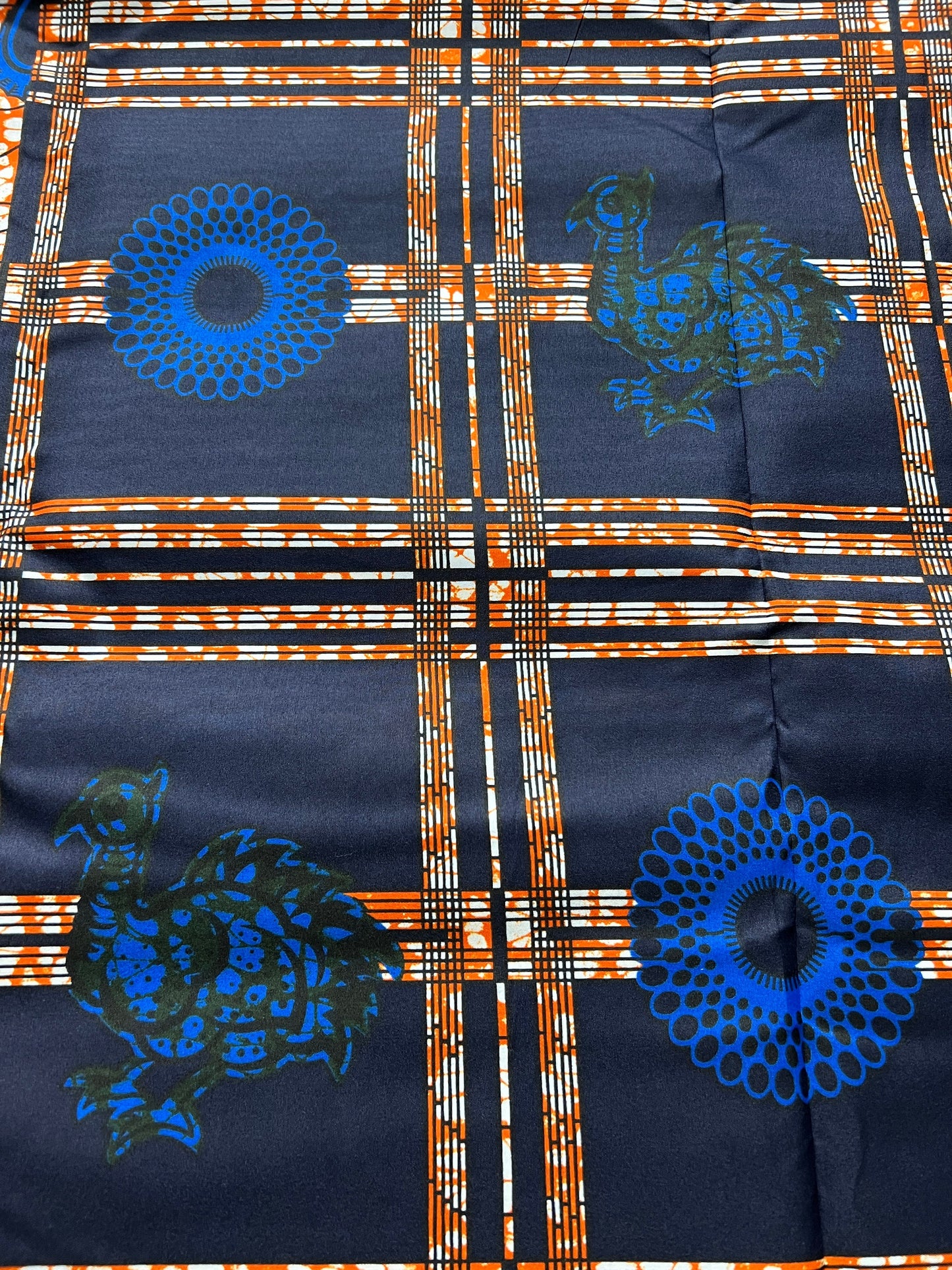 Polycotton African Fabric 6 Yards Soft Ankara Wax Print Material