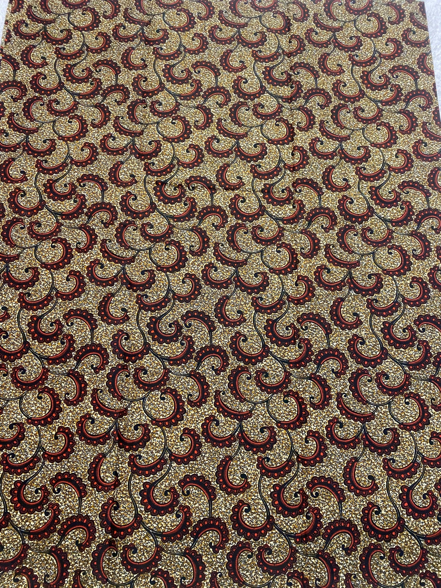 Polycotton African Fabric 6 Yards Soft Ankara Wax Print Material