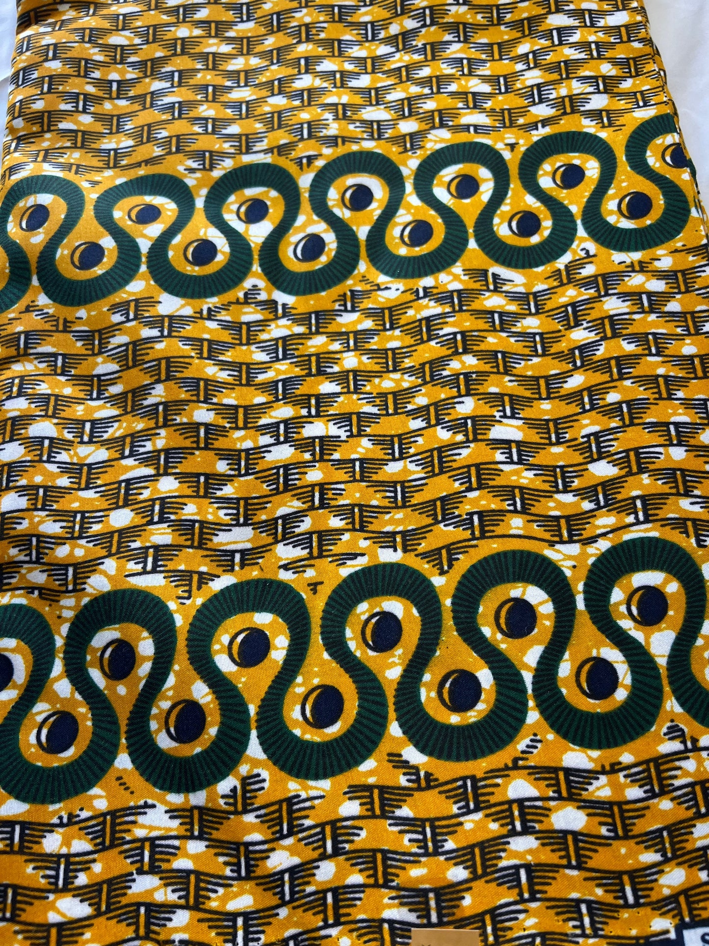 Polycotton African Fabric 6 Yards Soft Ankara Wax Print Material
