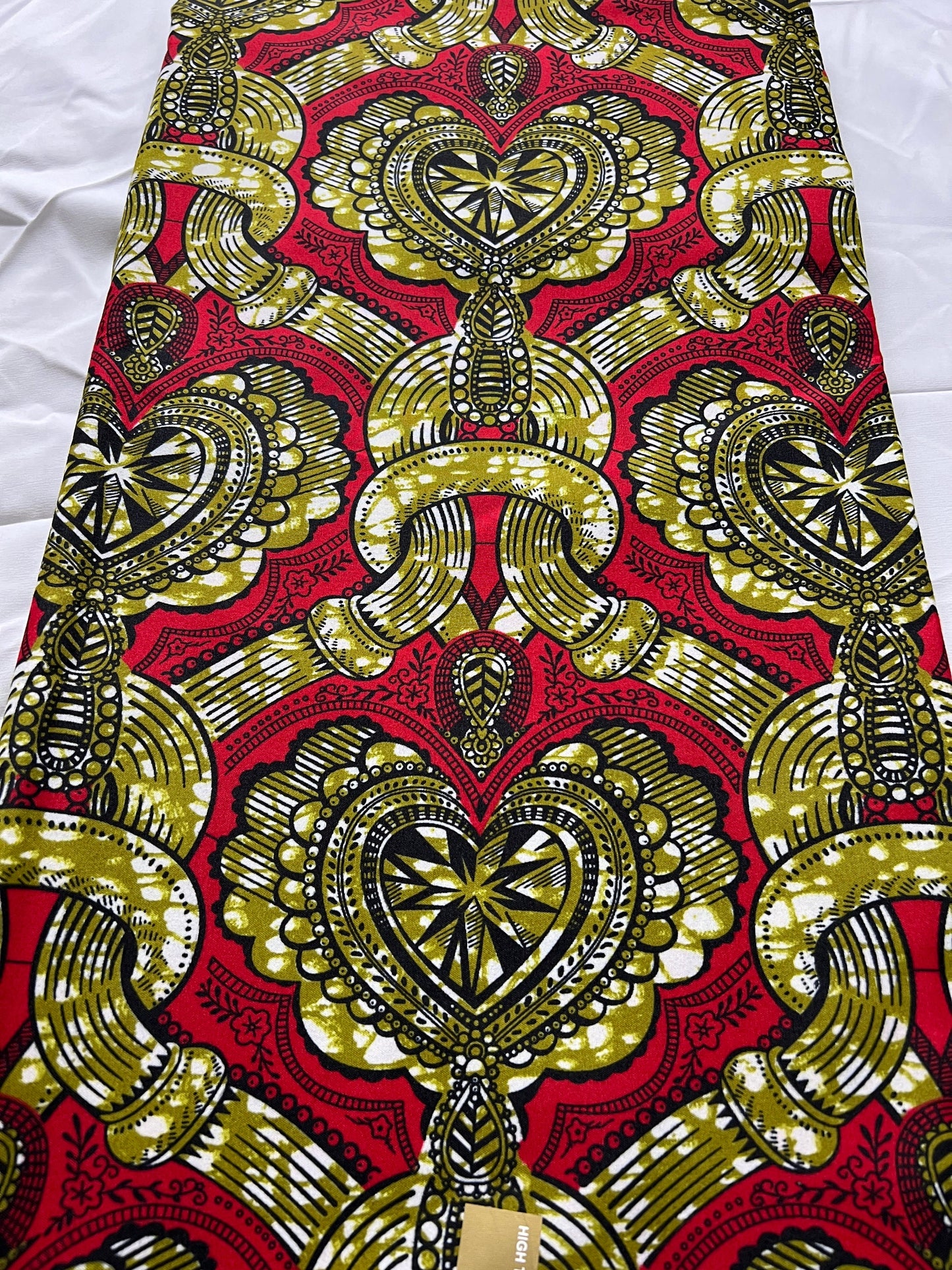 Polycotton African Fabric 6 Yards Soft Ankara Wax Print Material
