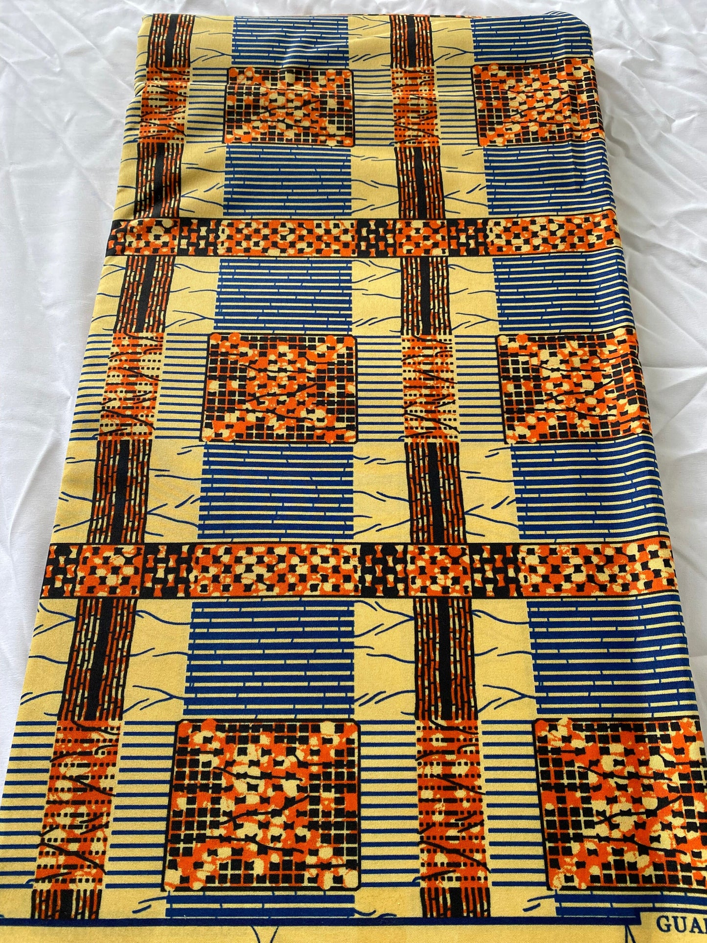 Polycotton African Fabric 6 Yards Soft Ankara Wax Print Material