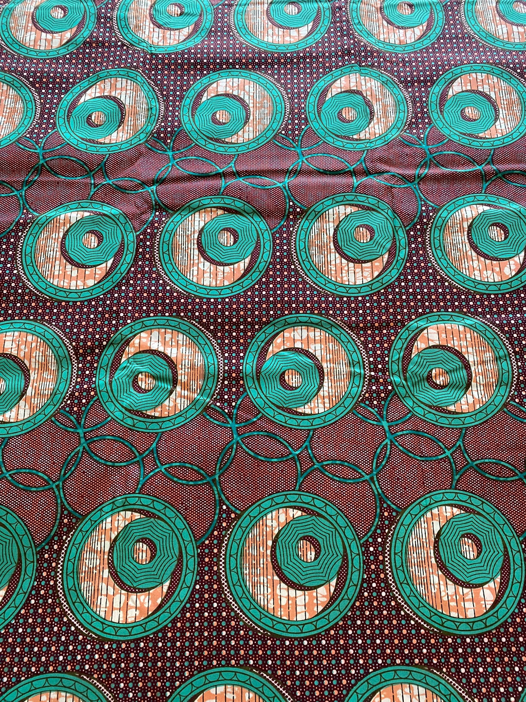 Polycotton African Fabric 6 Yards Soft Ankara Wax Print Material