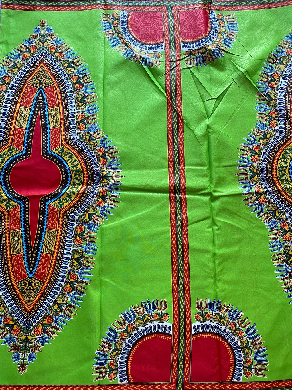 Ankara Wax Fabric Print - Daviva Dashiki Angelina African Cotton, 6 Yards