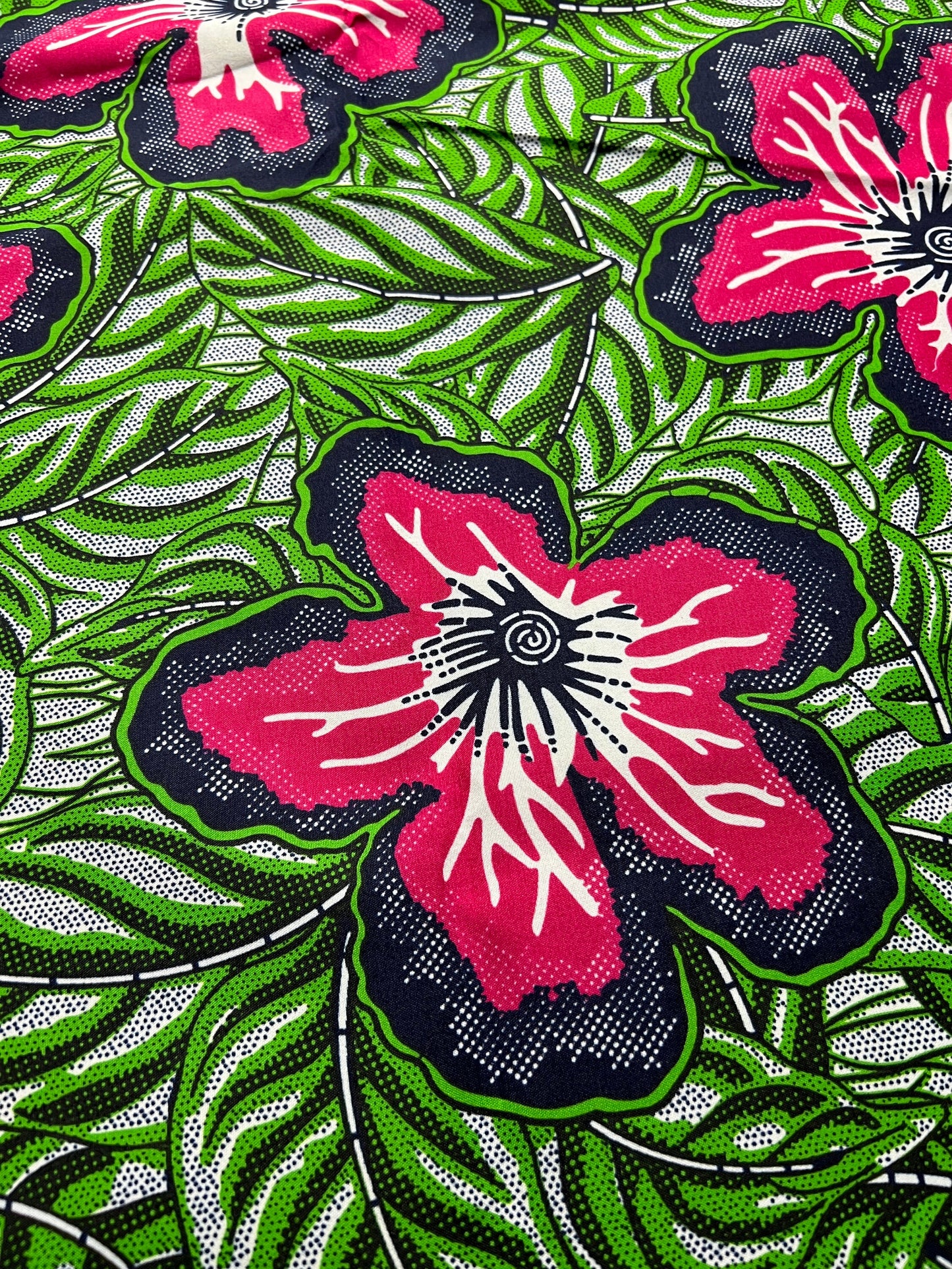 Polycotton African Fabric 6 Yards Soft Ankara Wax Print Material