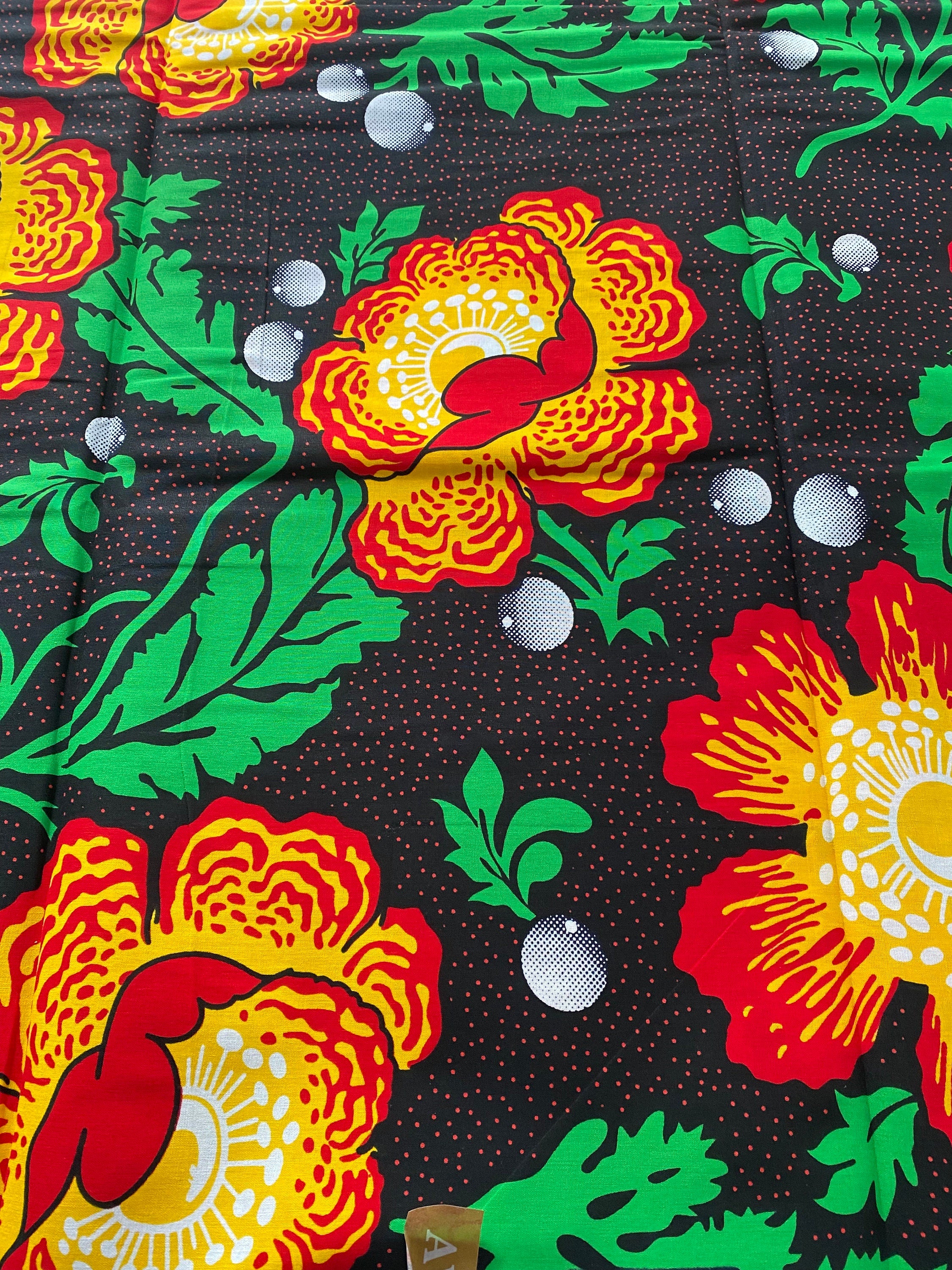 6 Yards 100% Cotton Ankara Wax Print Fabric African Print for Dressmaking, Quilting & Home Décor