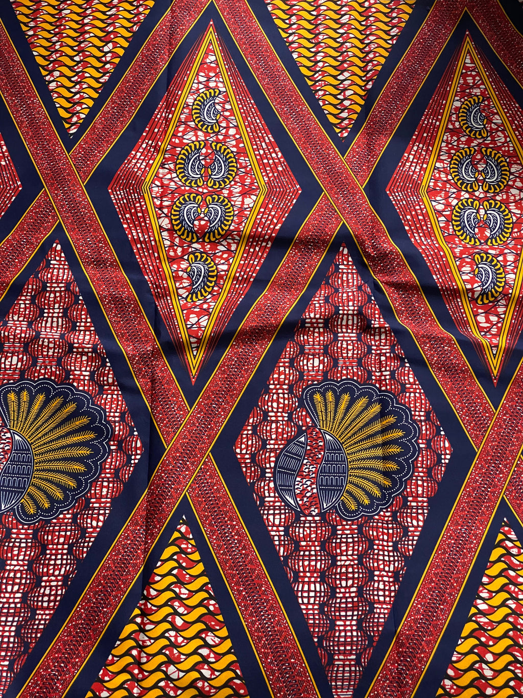 Polycotton African Fabric 6 Yards Soft Ankara Wax Print Material