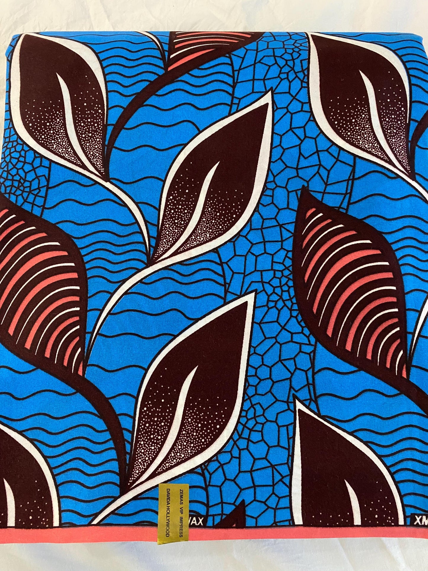 Polycotton African Fabric 6 Yards Soft Ankara Wax Print Material