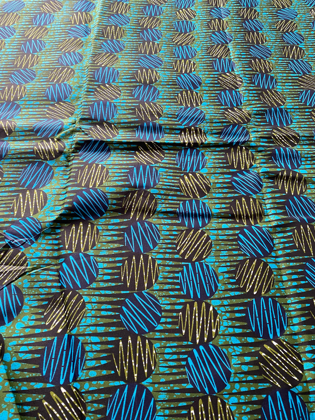Polycotton African Fabric 6 Yards Soft Ankara Wax Print Material