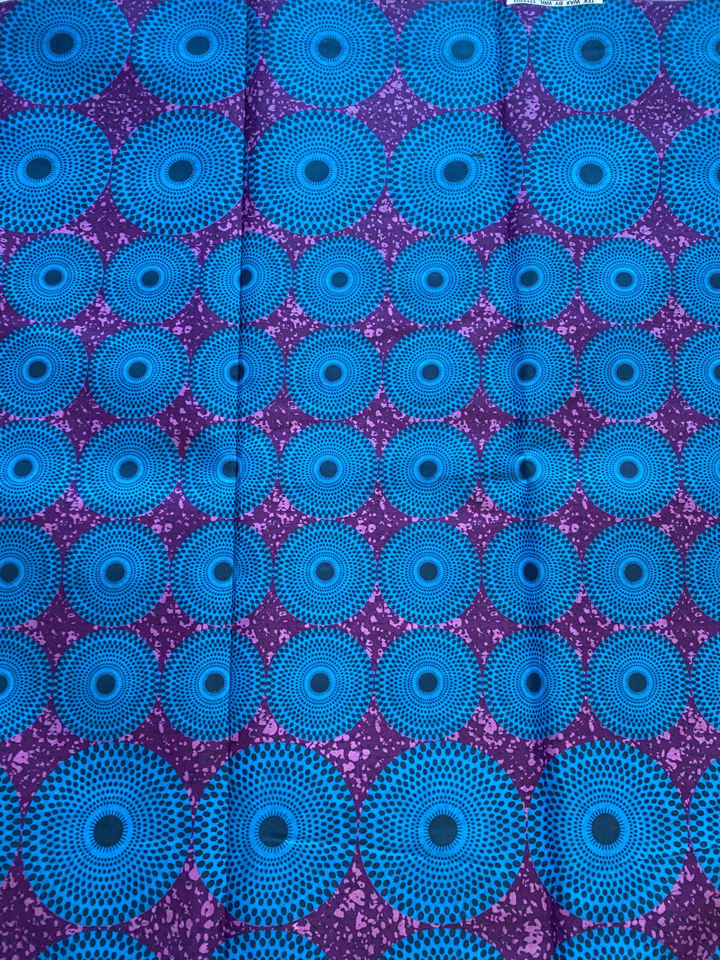 Polycotton African Fabric 6 Yards Soft Ankara Wax Print Material