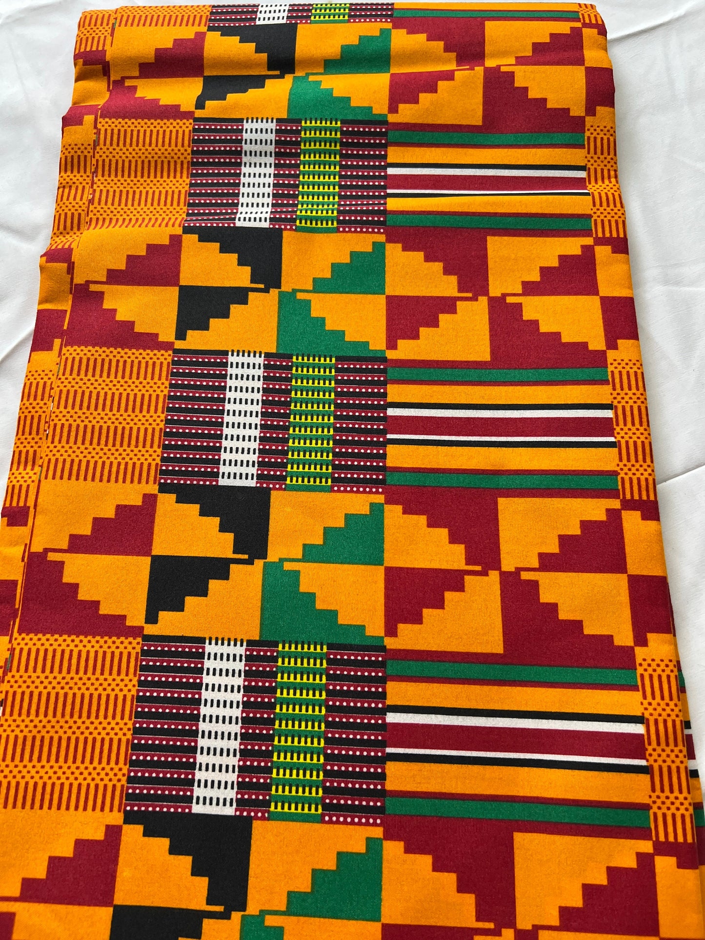 Polycotton African Fabric 6 Yards Soft Ankara Wax Print Material