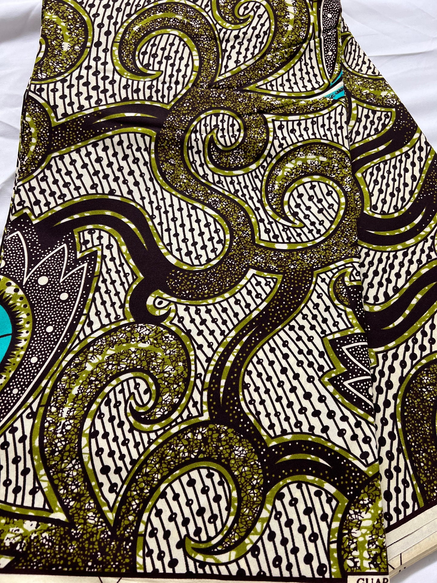 Polycotton African Fabric 6 Yards Soft Ankara Wax Print Material