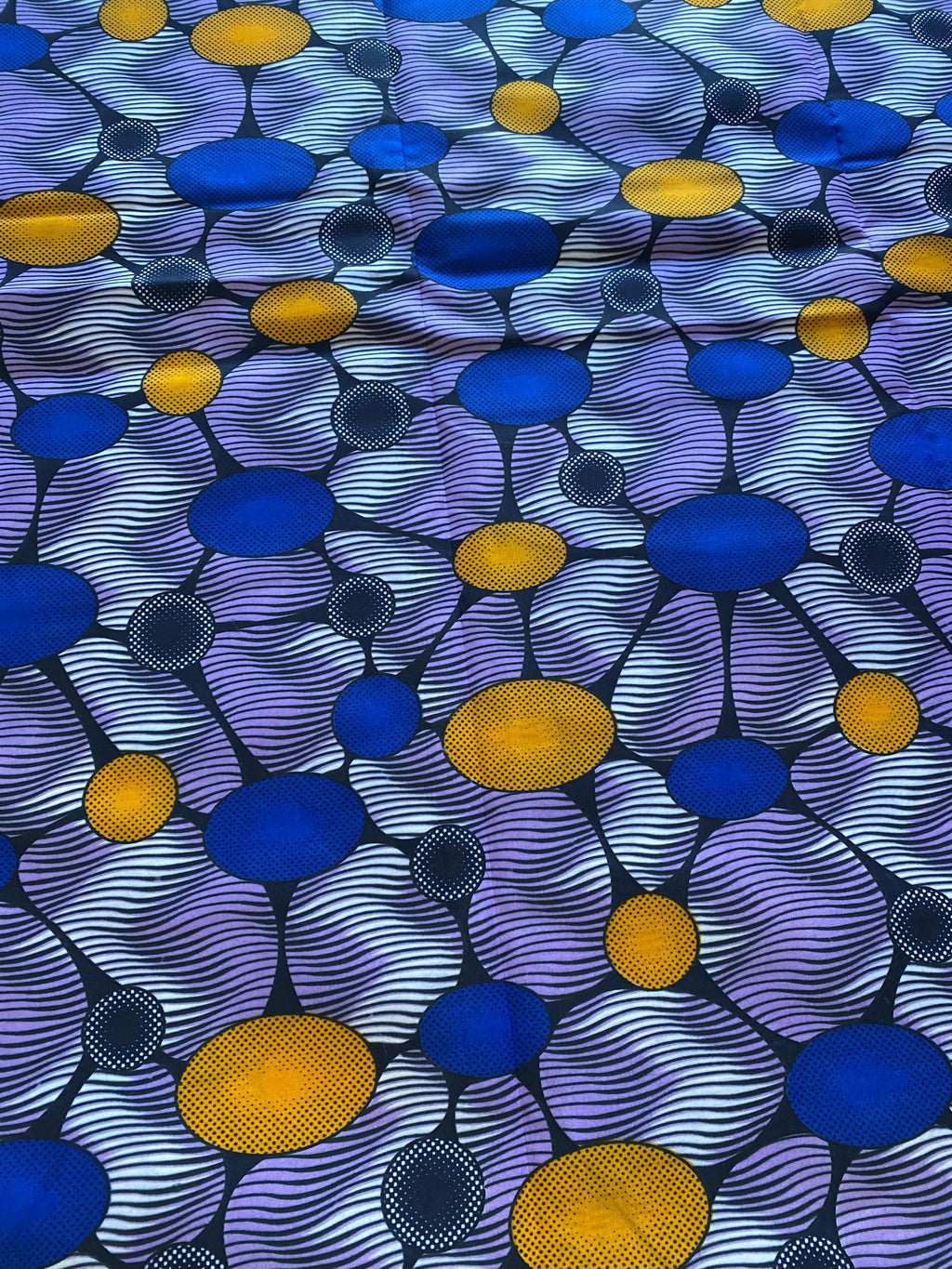 Ankara African Print Fabric, Polycotton (6 Yards)