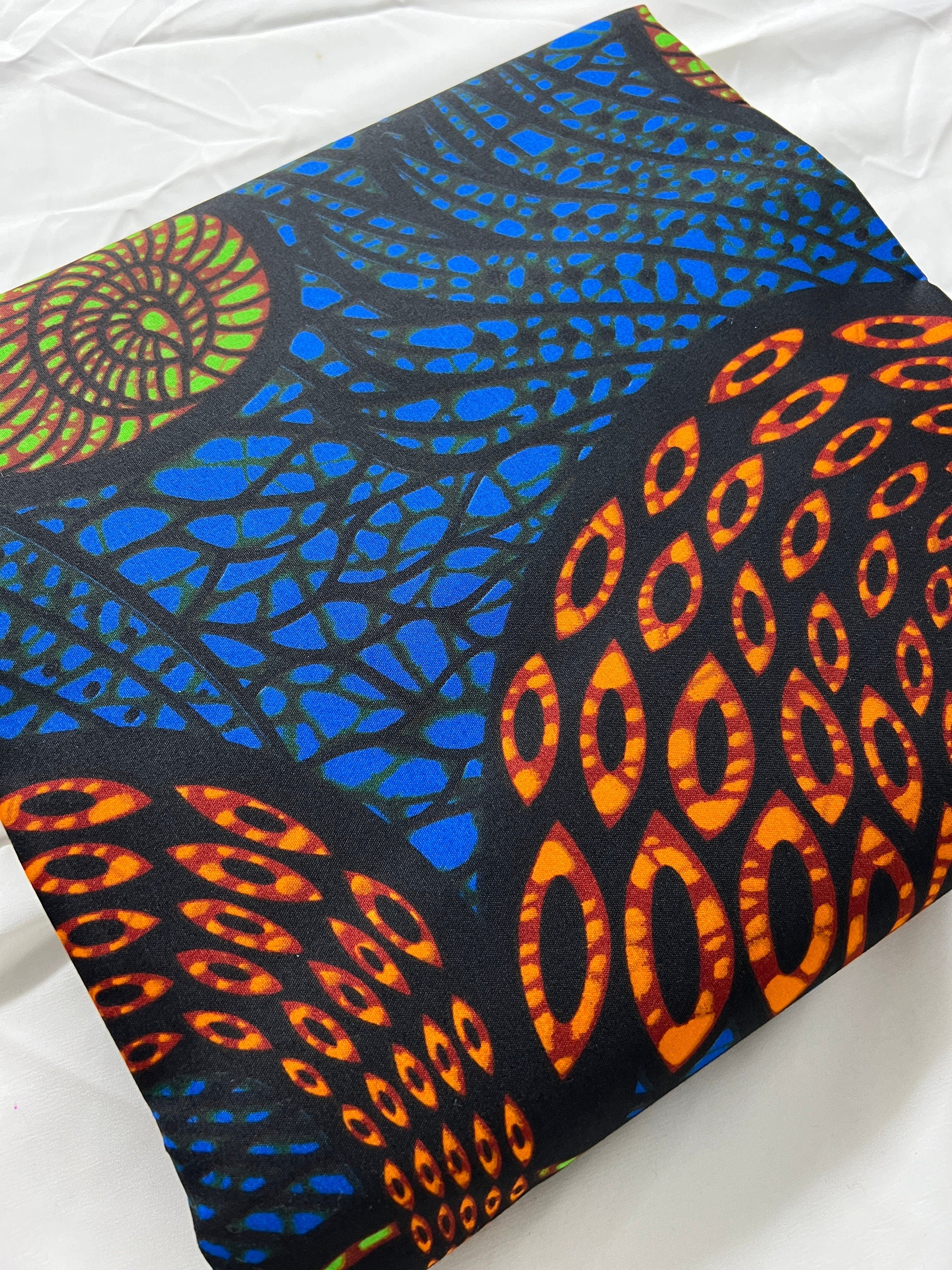 Polycotton African Fabric 6 Yards Soft Ankara Wax Print Material