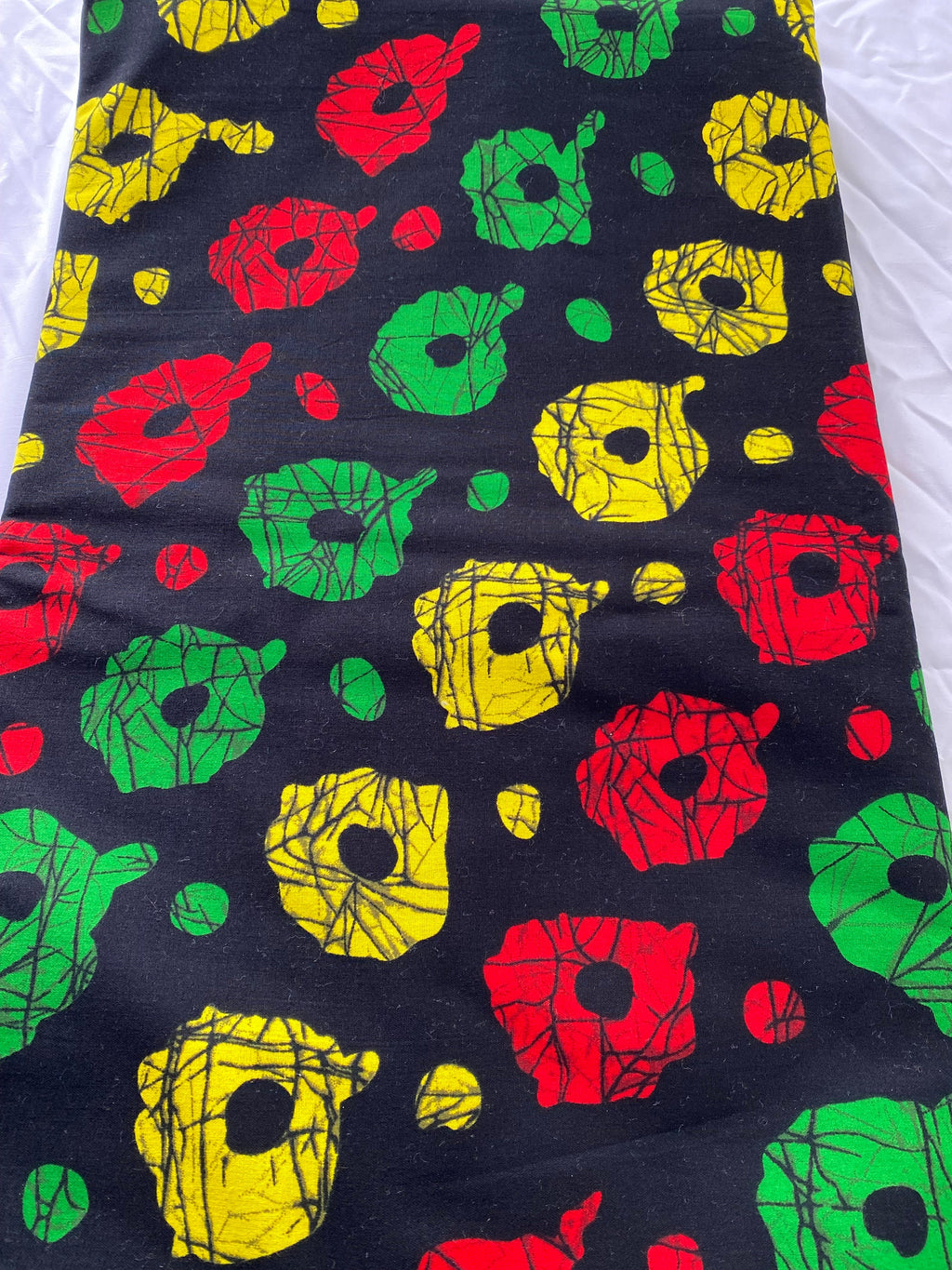 6 Yards 100% Cotton Ankara Wax Print Fabric African Print for Dressmaking, Quilting & Home Décor