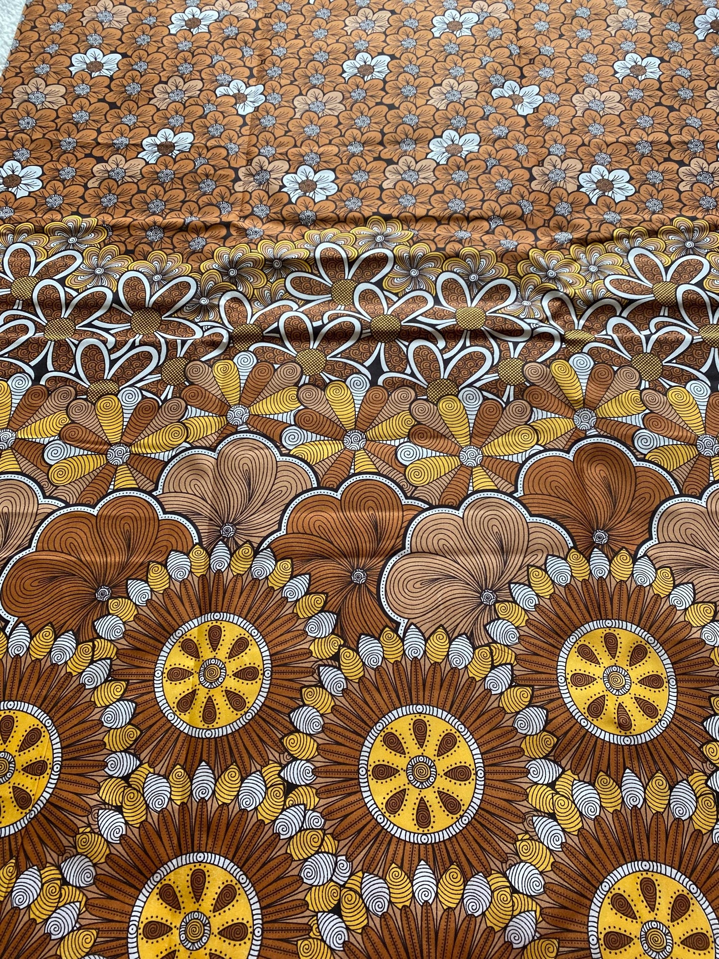 Polycotton African Fabric 6 Yards Soft Ankara Wax Print Material