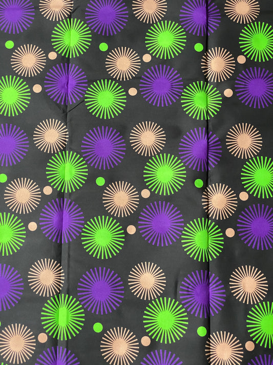 Polycotton African Fabric 6 Yards Soft Ankara Wax Print Material