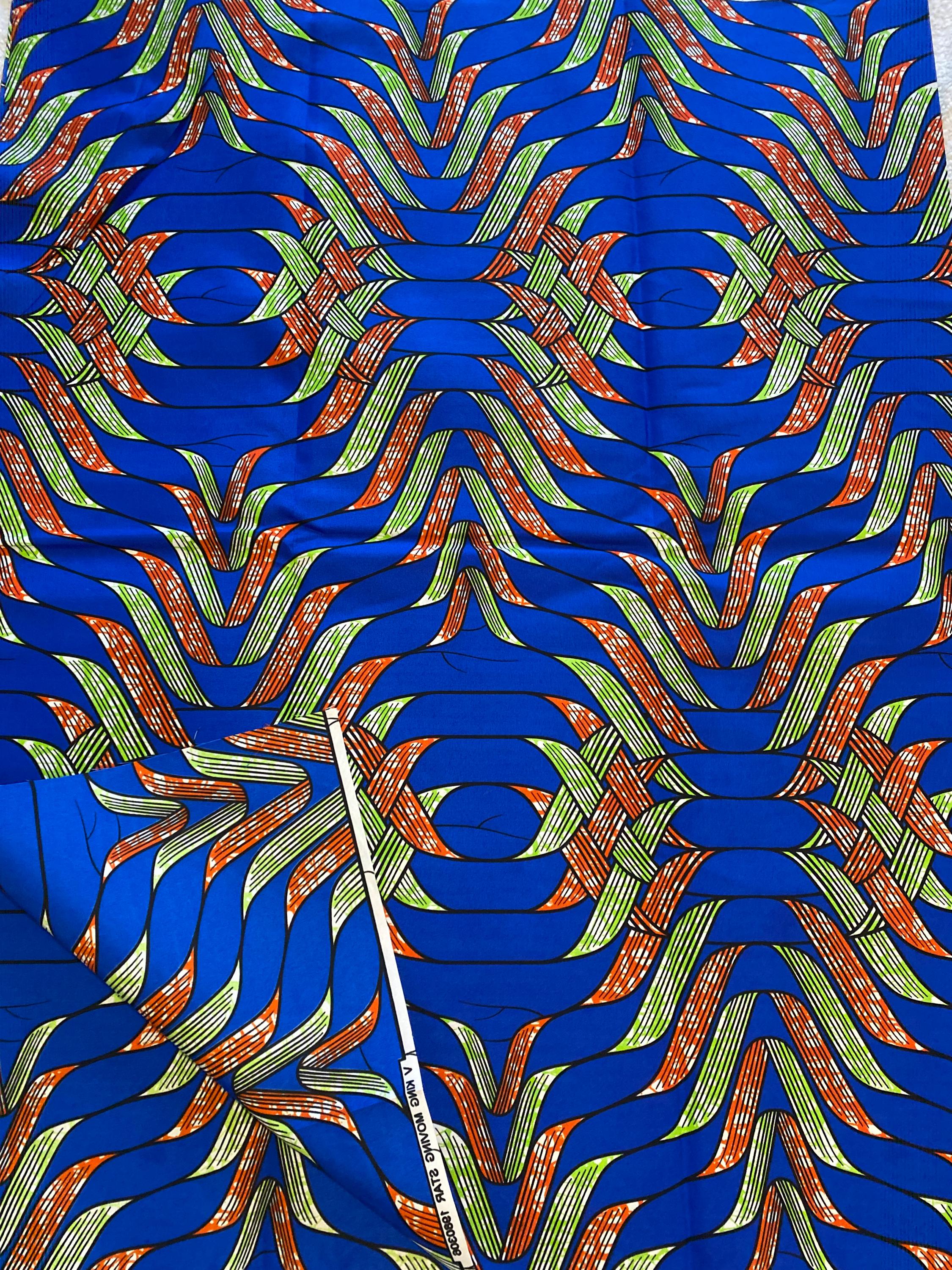Polycotton African Fabric 6 Yards Soft Ankara Wax Print Material