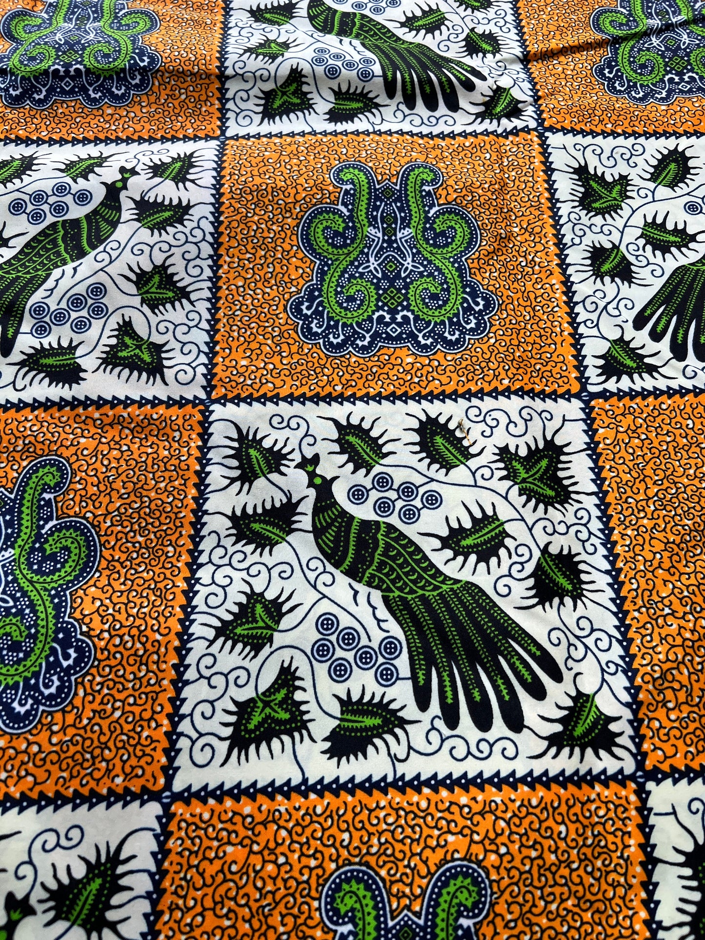 Polycotton African Fabric 6 Yards Soft Ankara Wax Print Material