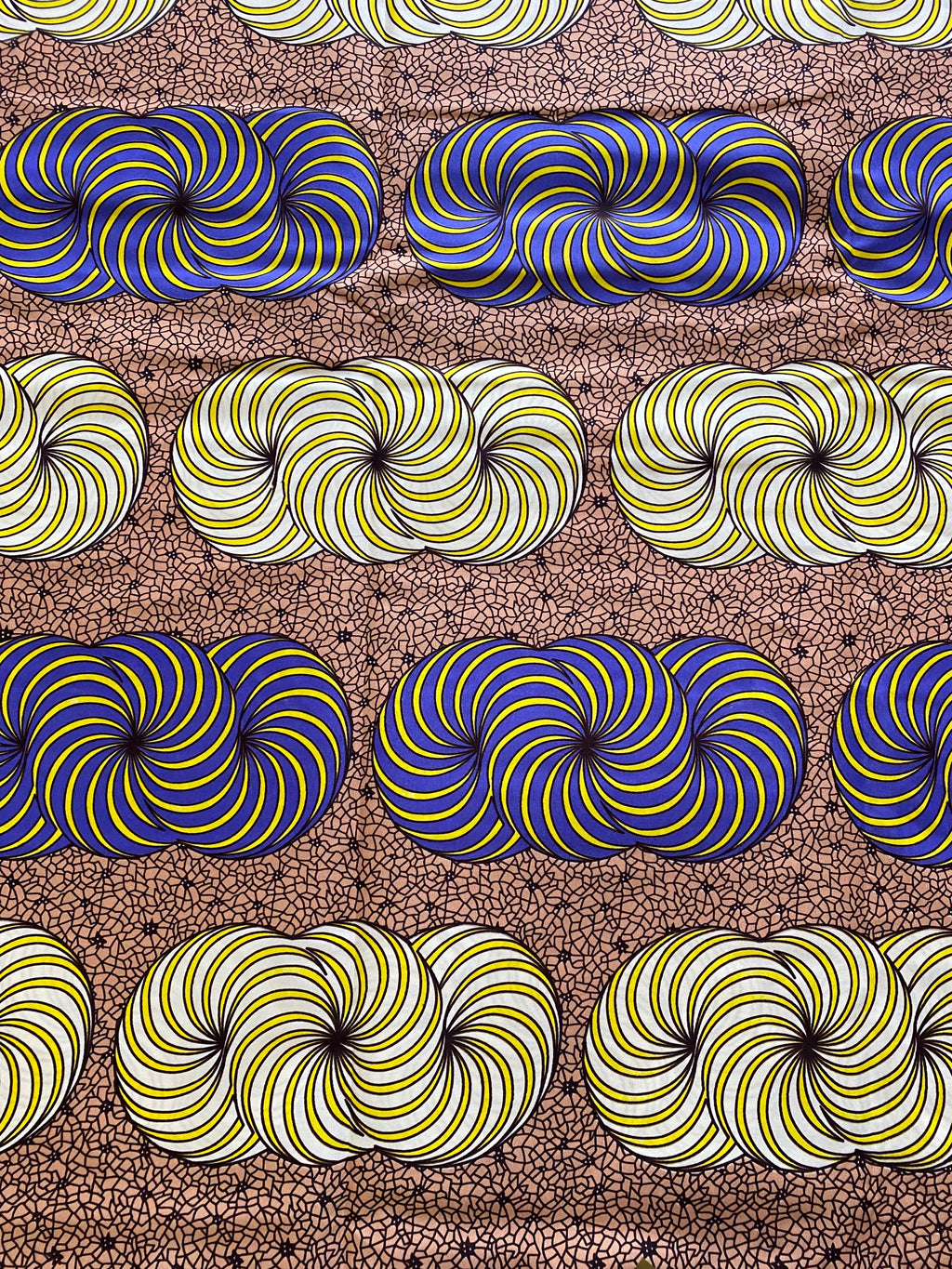 Polycotton African Fabric 6 Yards Soft Ankara Wax Print Material