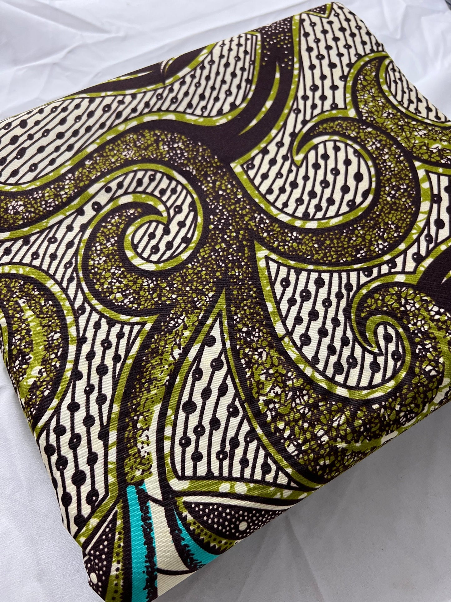 Polycotton African Fabric 6 Yards Soft Ankara Wax Print Material