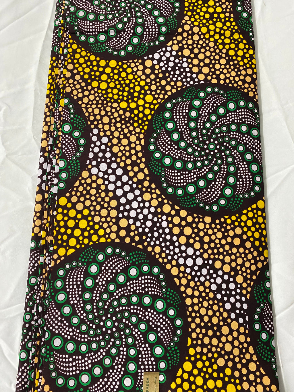 African Wax Print Fabric: Ankara Cotton, Vibrant Floral Design (6 Yards)