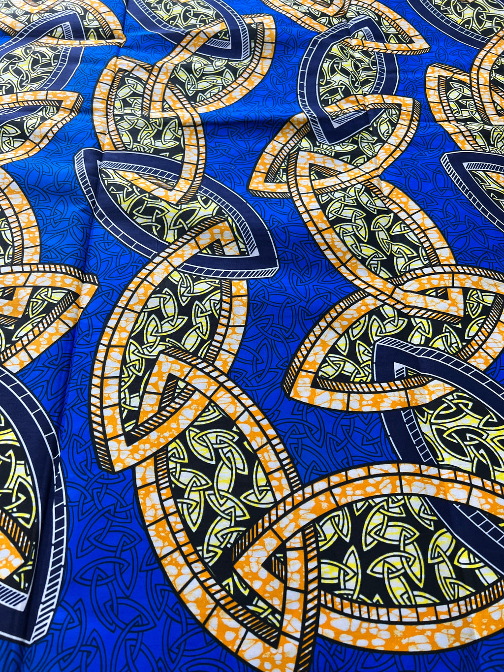 6 Yards 100% Cotton Ankara Wax Print Fabric African Print for Dressmaking, Quilting & Home Décor