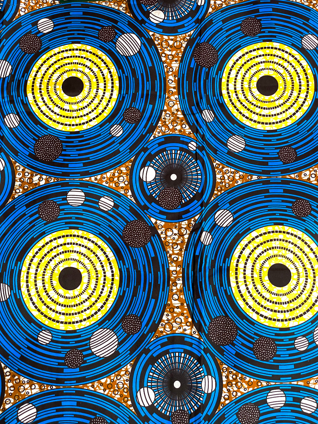 6-Yard Ankara Fabric: Colorful African Print Polycotton