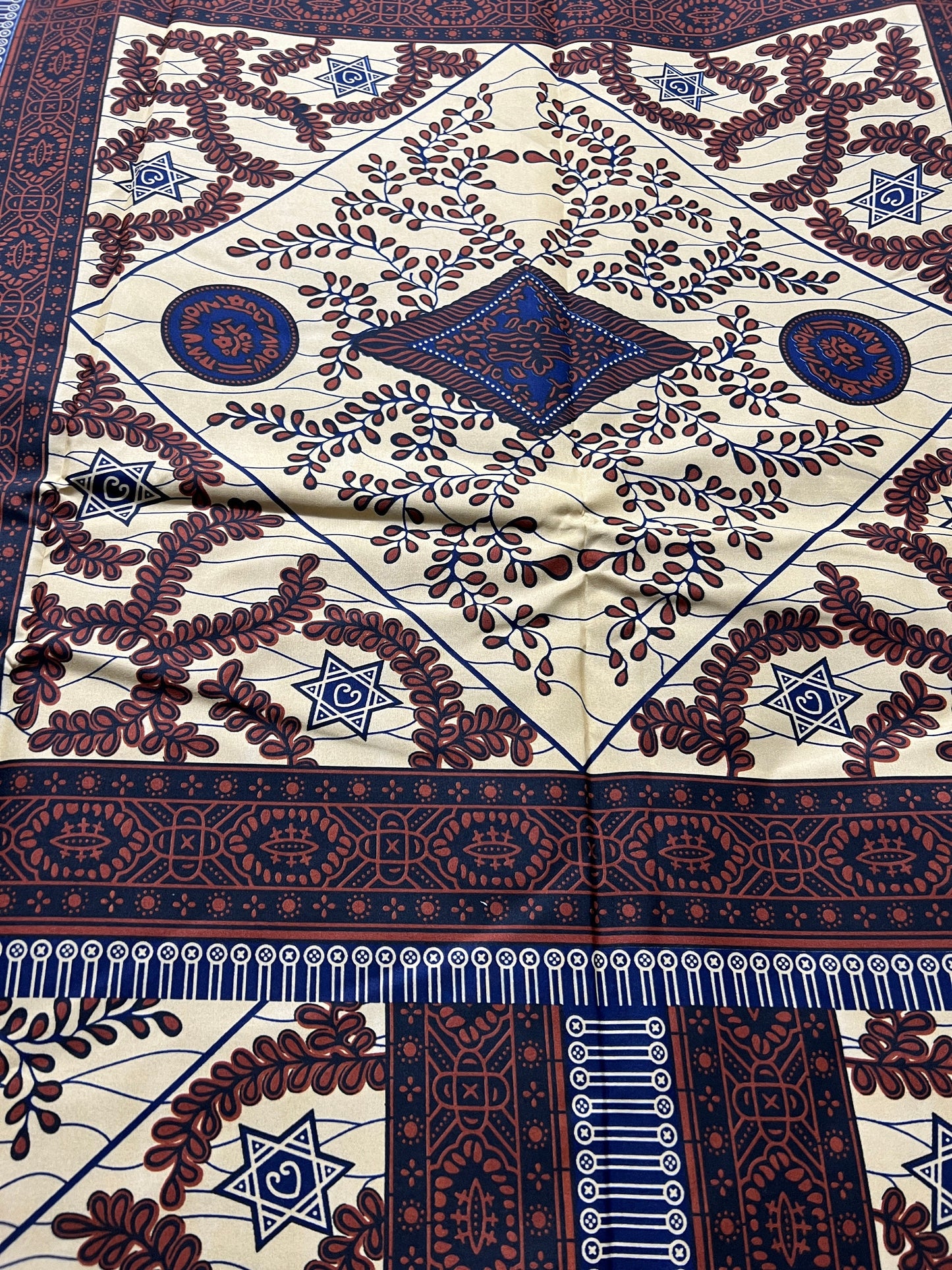 Polycotton African Fabric 6 Yards Soft Ankara Wax Print Material