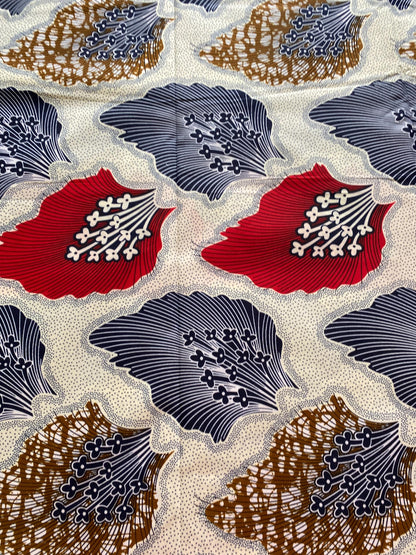 Polycotton African Fabric 6 Yards Soft Ankara Wax Print Material