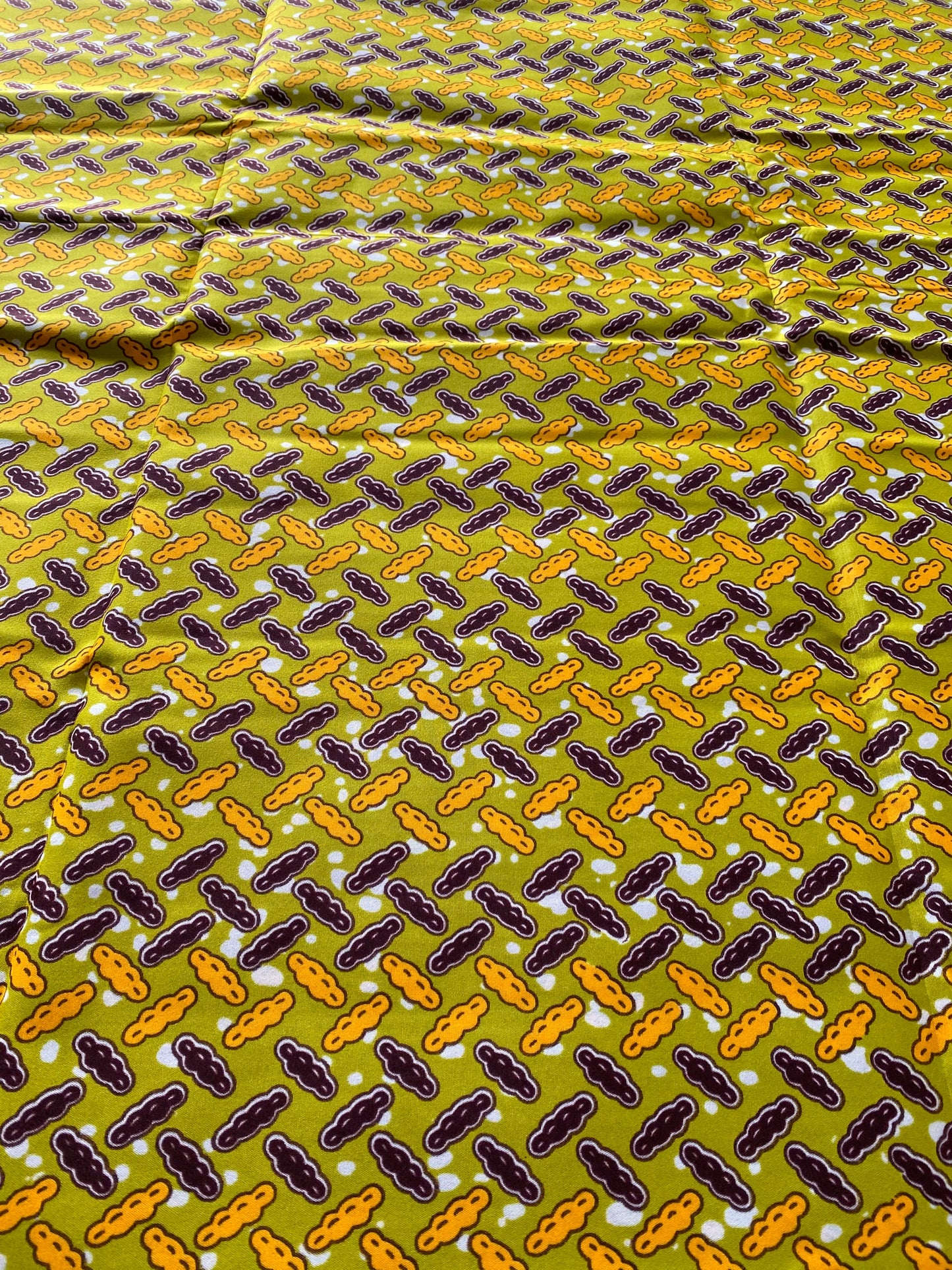 Polycotton African Fabric 6 Yards Soft Ankara Wax Print Material