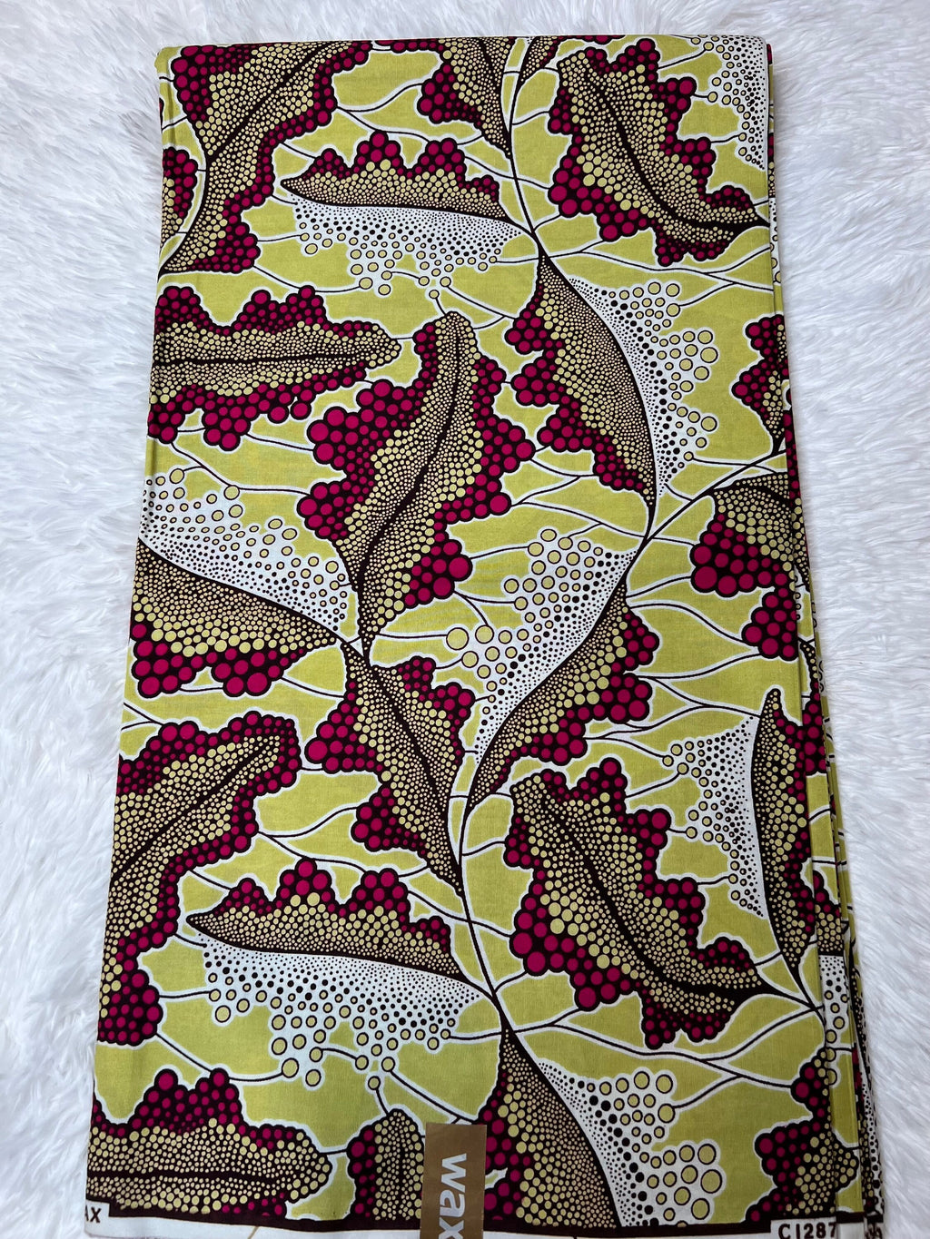 6 Yards 100% Cotton Ankara Wax Print Fabric African Print for Dressmaking, Quilting & Home Décor
