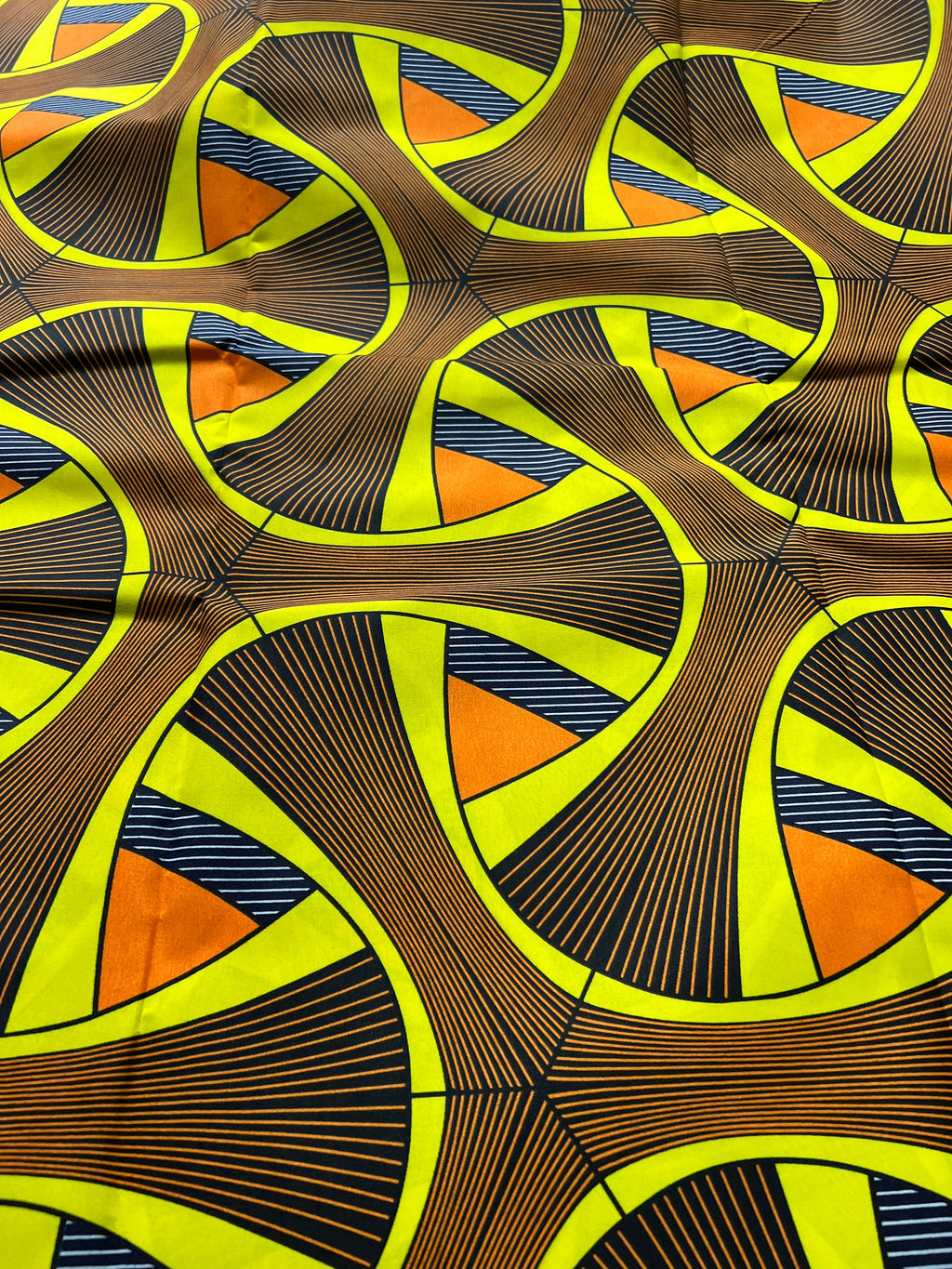 Polycotton African Fabric 6 Yards Soft Ankara Wax Print Material