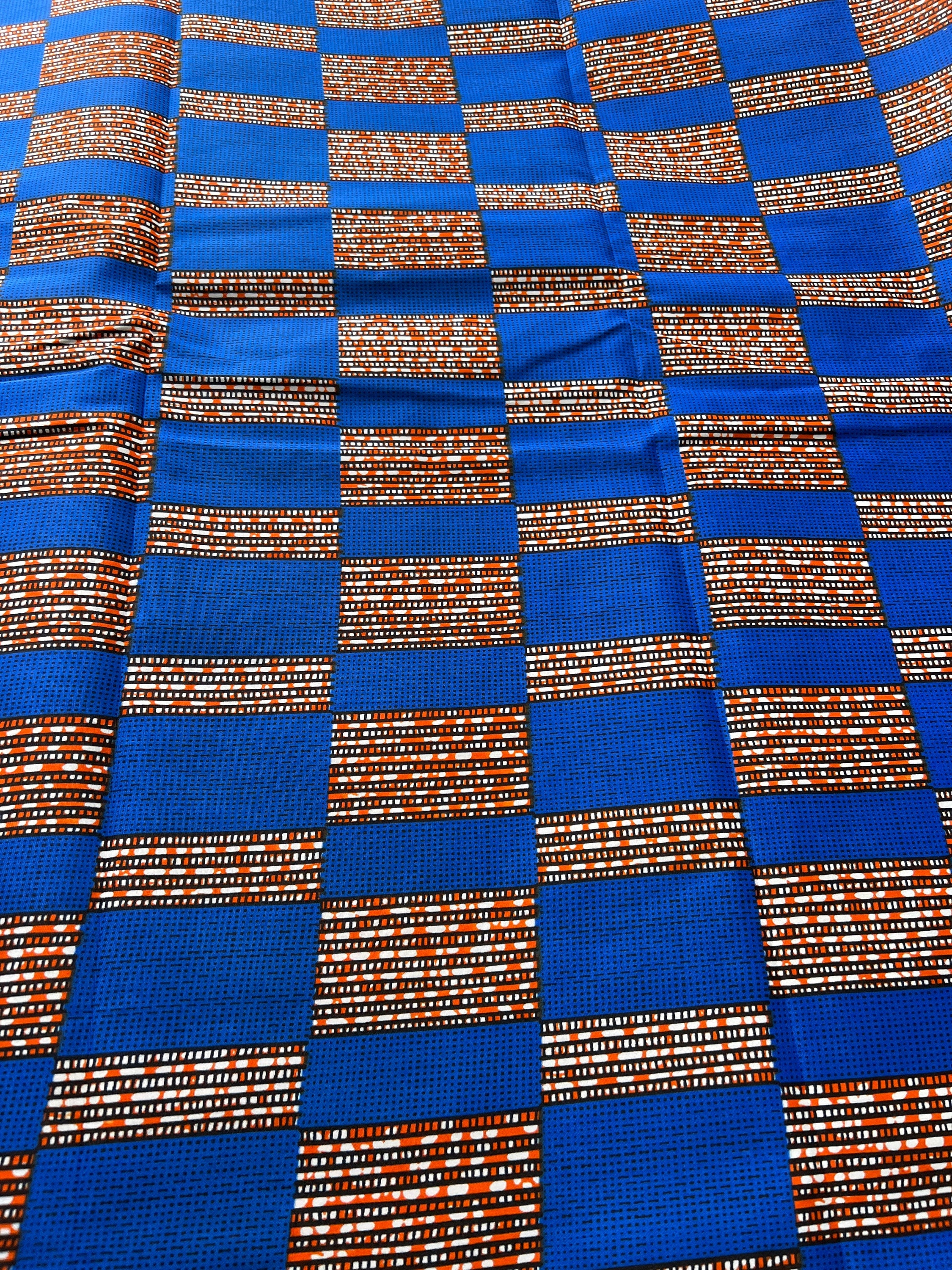 Polycotton African Fabric 6 Yards Soft Ankara Wax Print Material