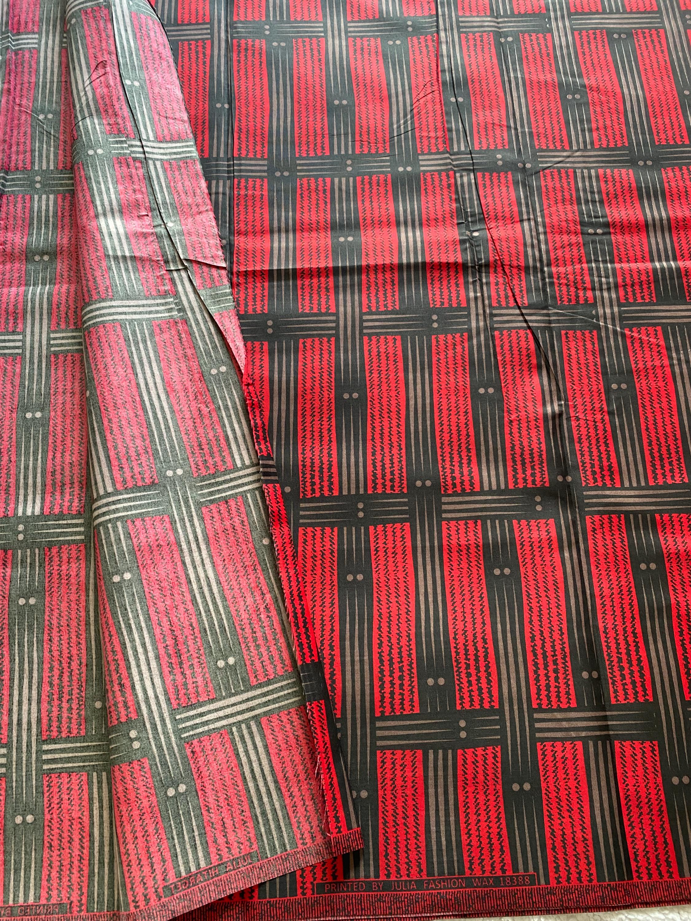 Polycotton African Fabric 6 Yards Soft Ankara Wax Print Material