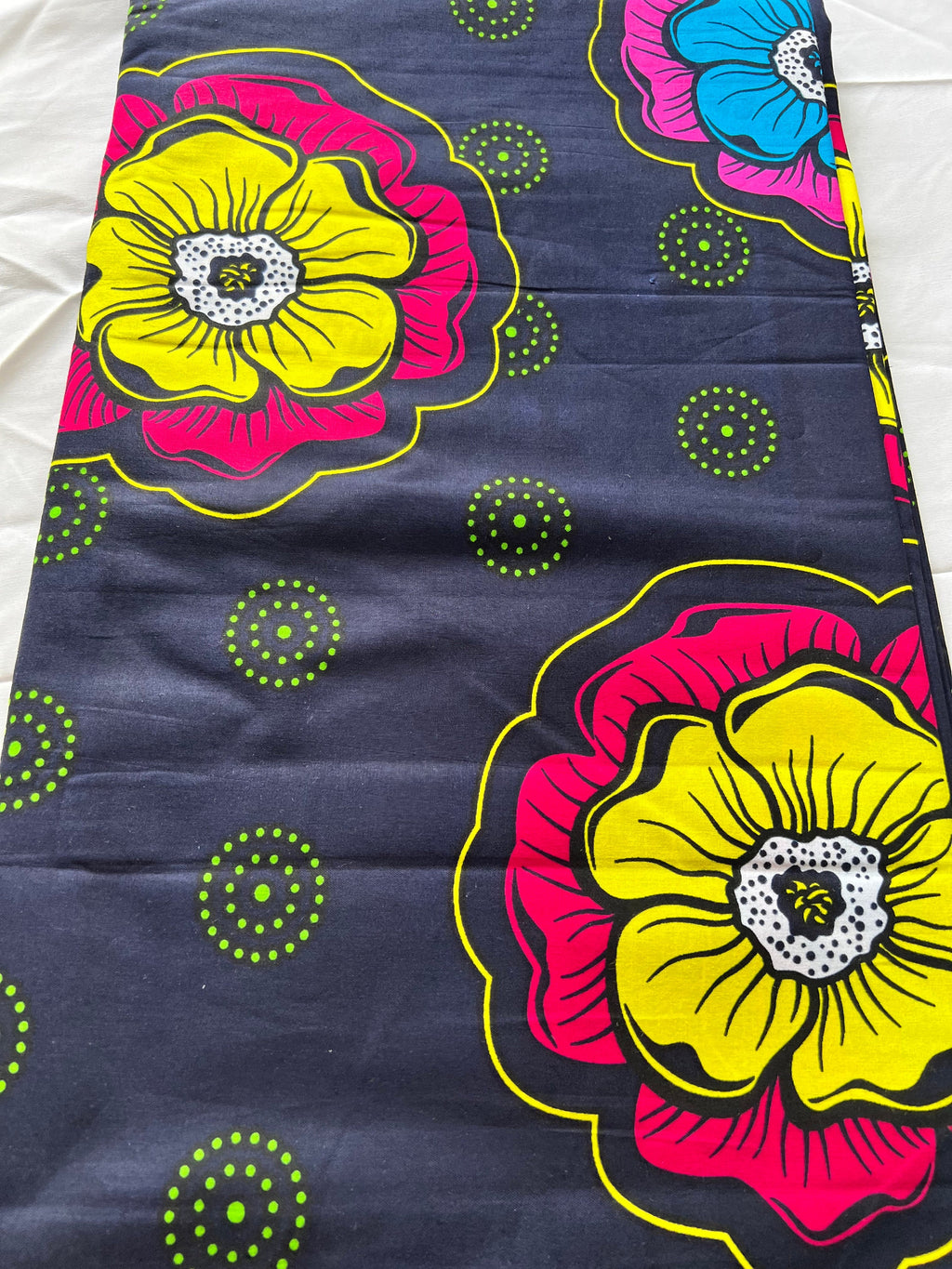 6 Yards 100% Cotton Ankara Wax Print Fabric African Print for Dressmaking, Quilting & Home Décor