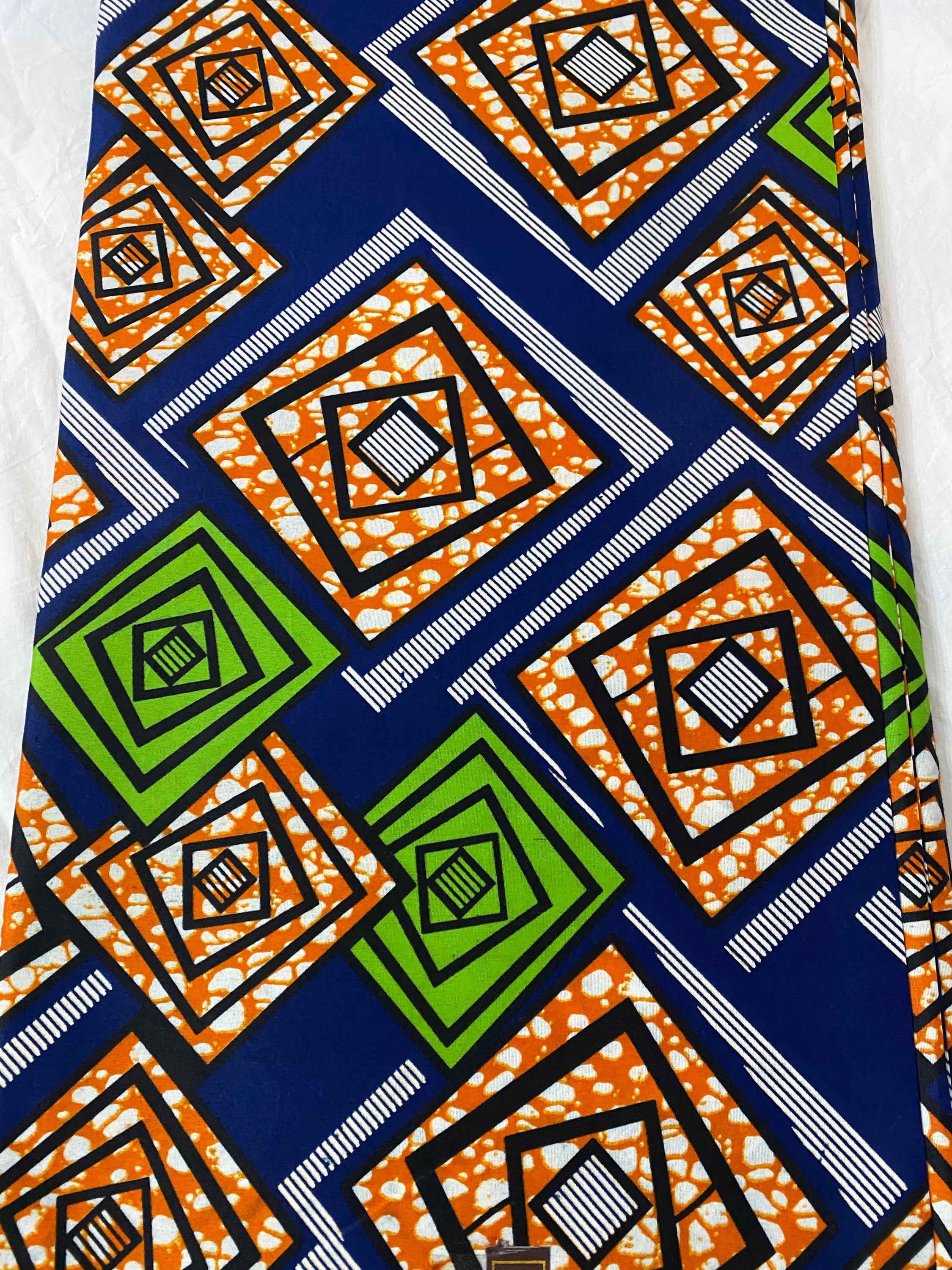 Ankara Fabric 6 Yards: Soft Polycotton African Print for Sewing & Crafts
