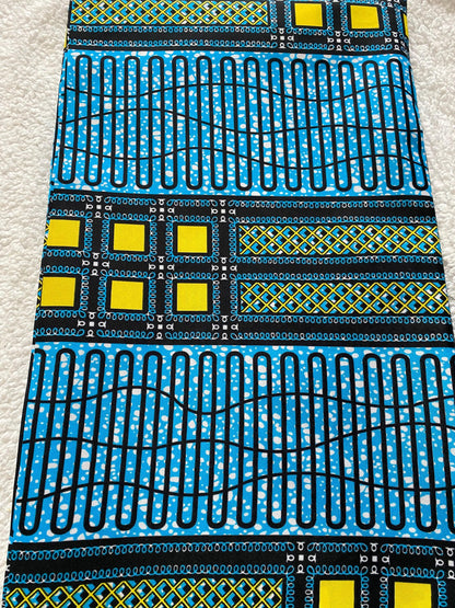 Polycotton African Fabric 6 Yards Soft Ankara Wax Print Material