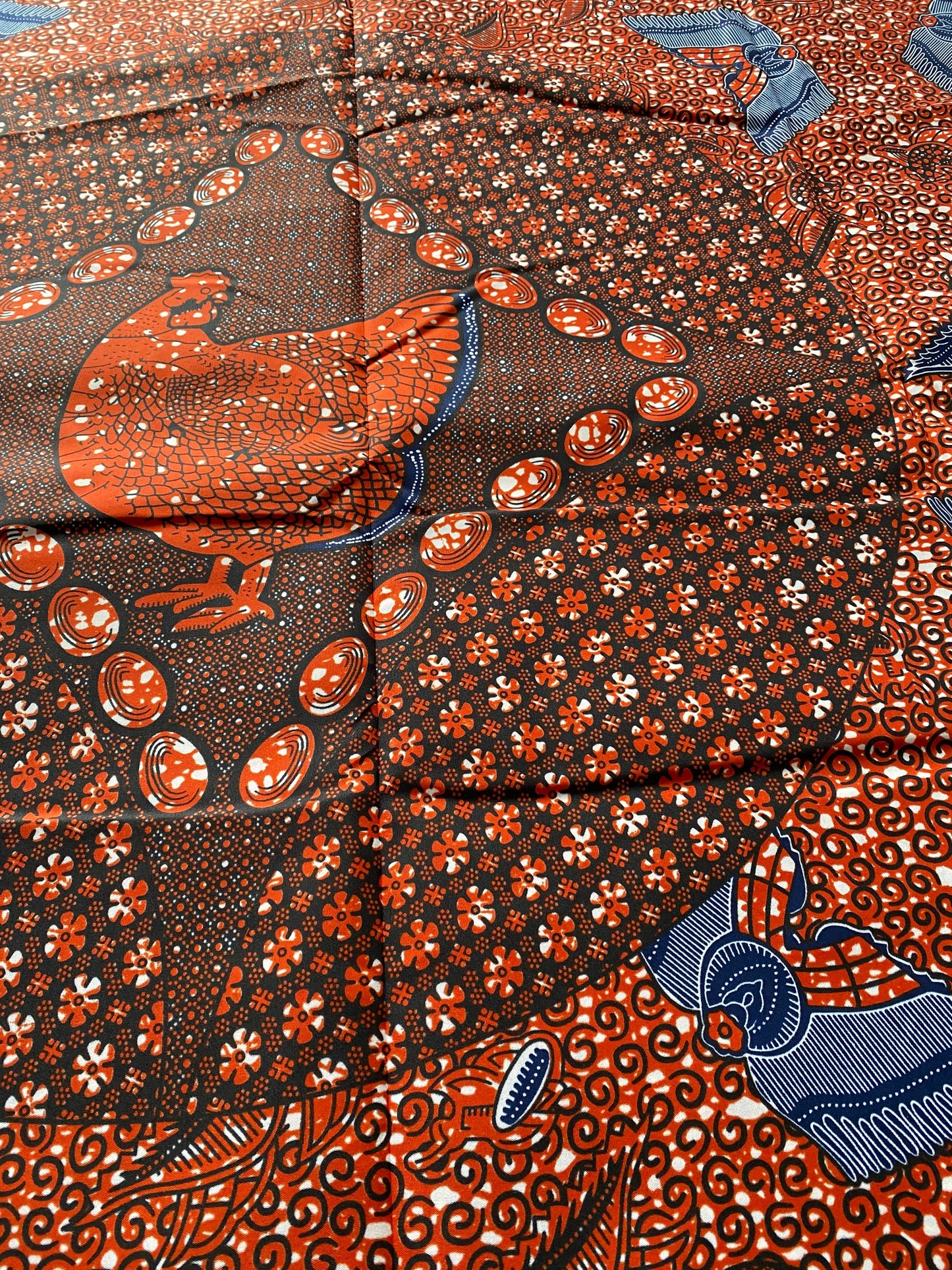 Polycotton African Fabric 6 Yards Soft Ankara Wax Print Material