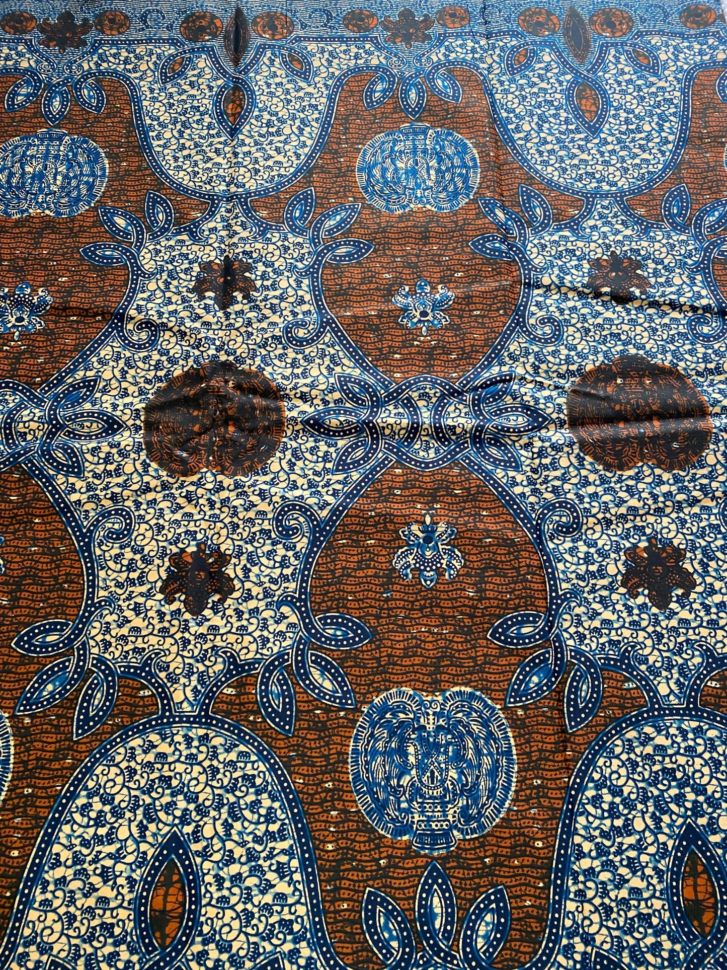 Polycotton African Fabric 6 Yards Soft Ankara Wax Print Material