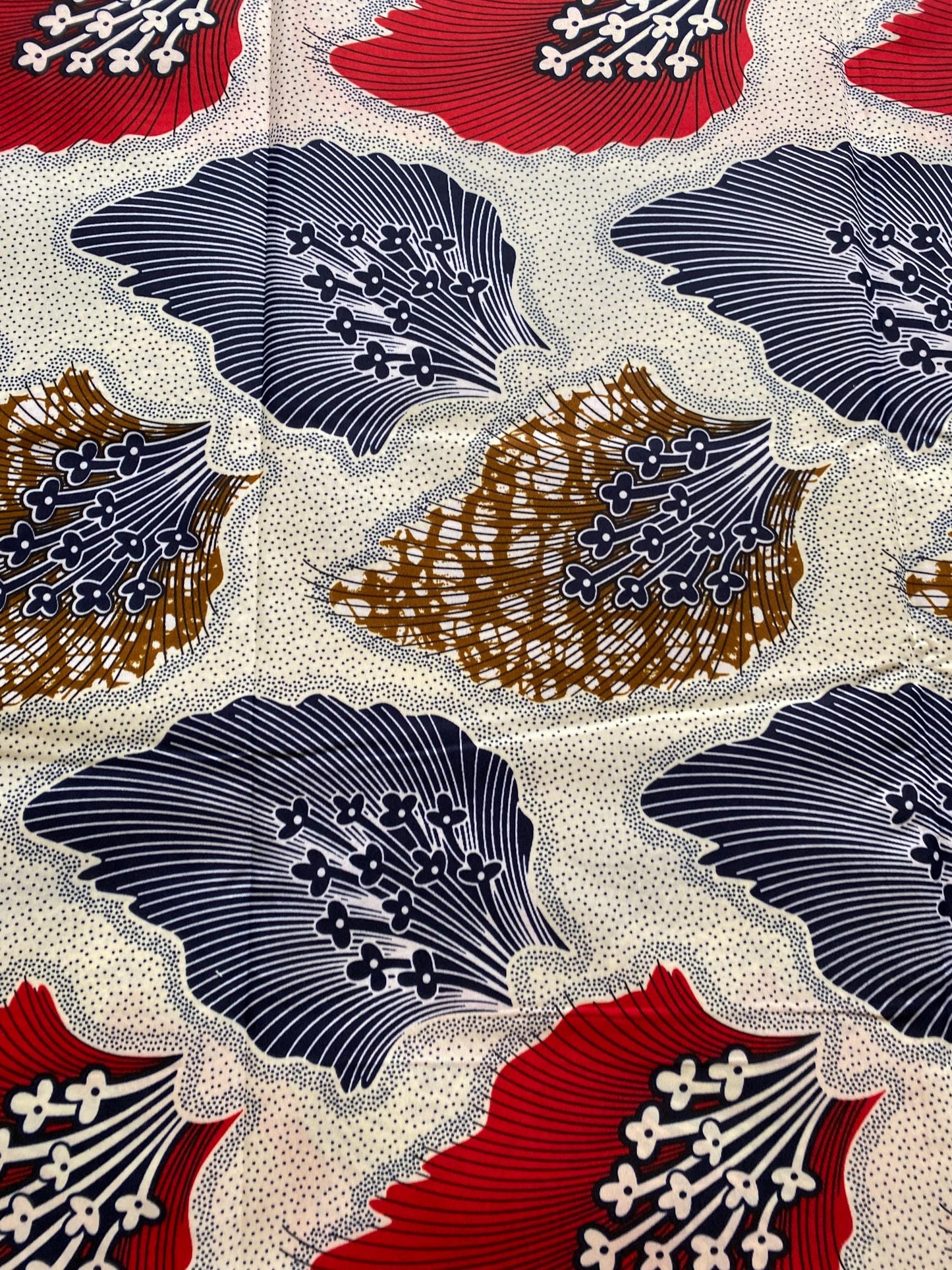 Polycotton African Fabric 6 Yards Soft Ankara Wax Print Material